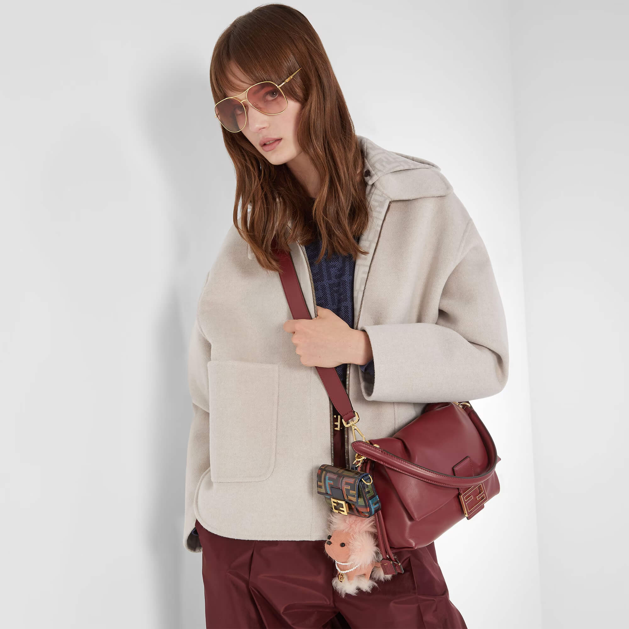 Fendi Mamma Baguette Medium Bag