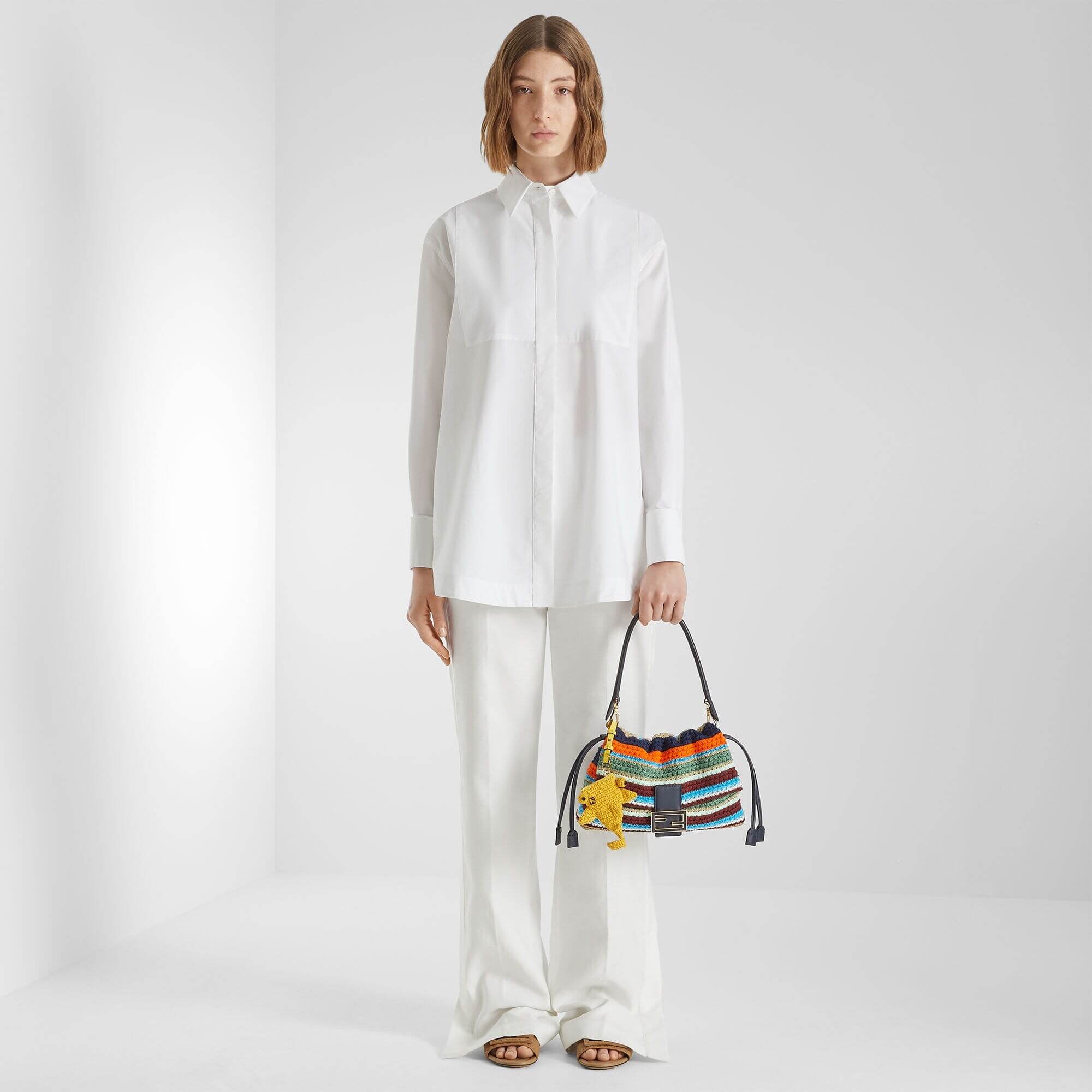 Fendi Mamma Baguette Medium Bag