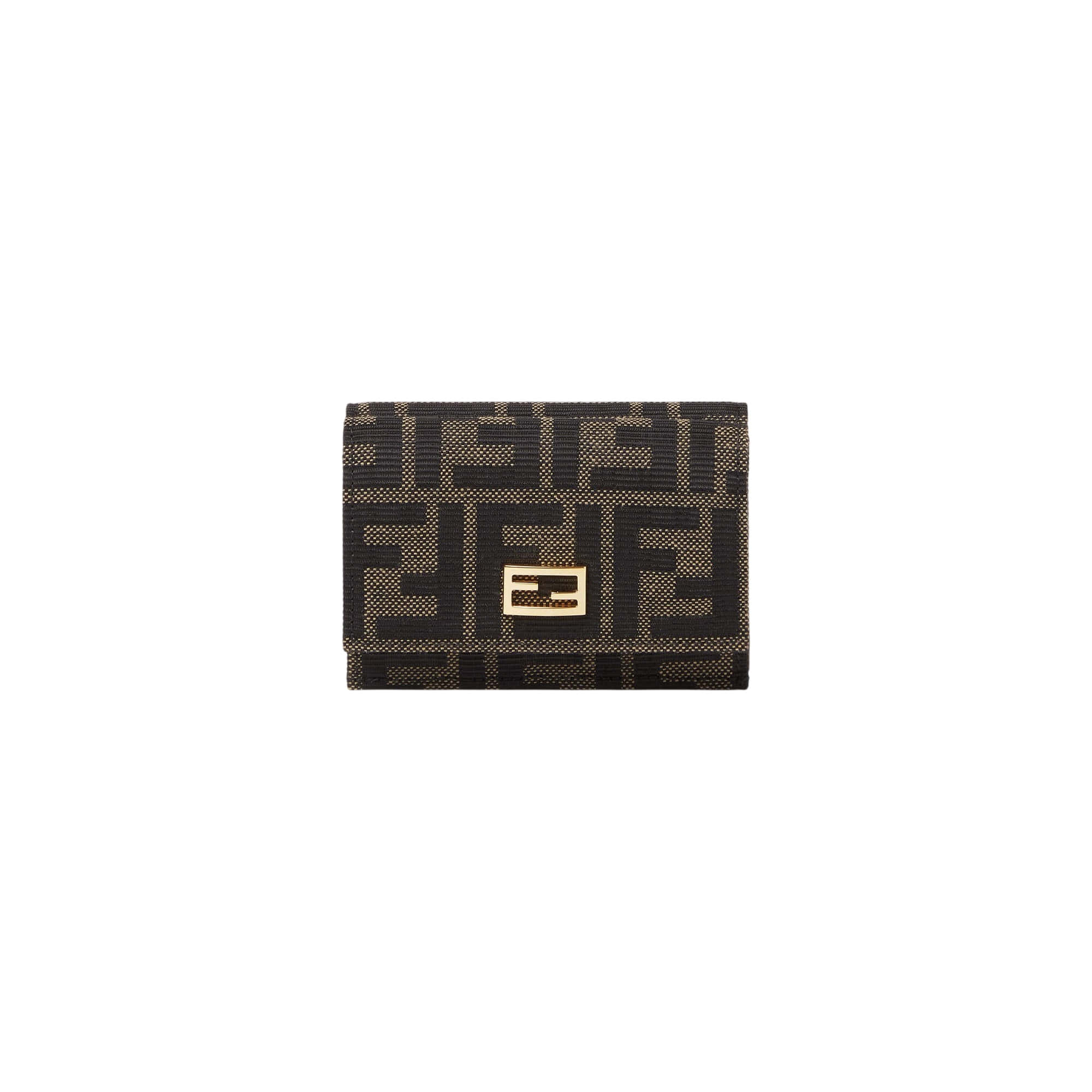 Fendi Mini Tube Trifold Compact Wallet