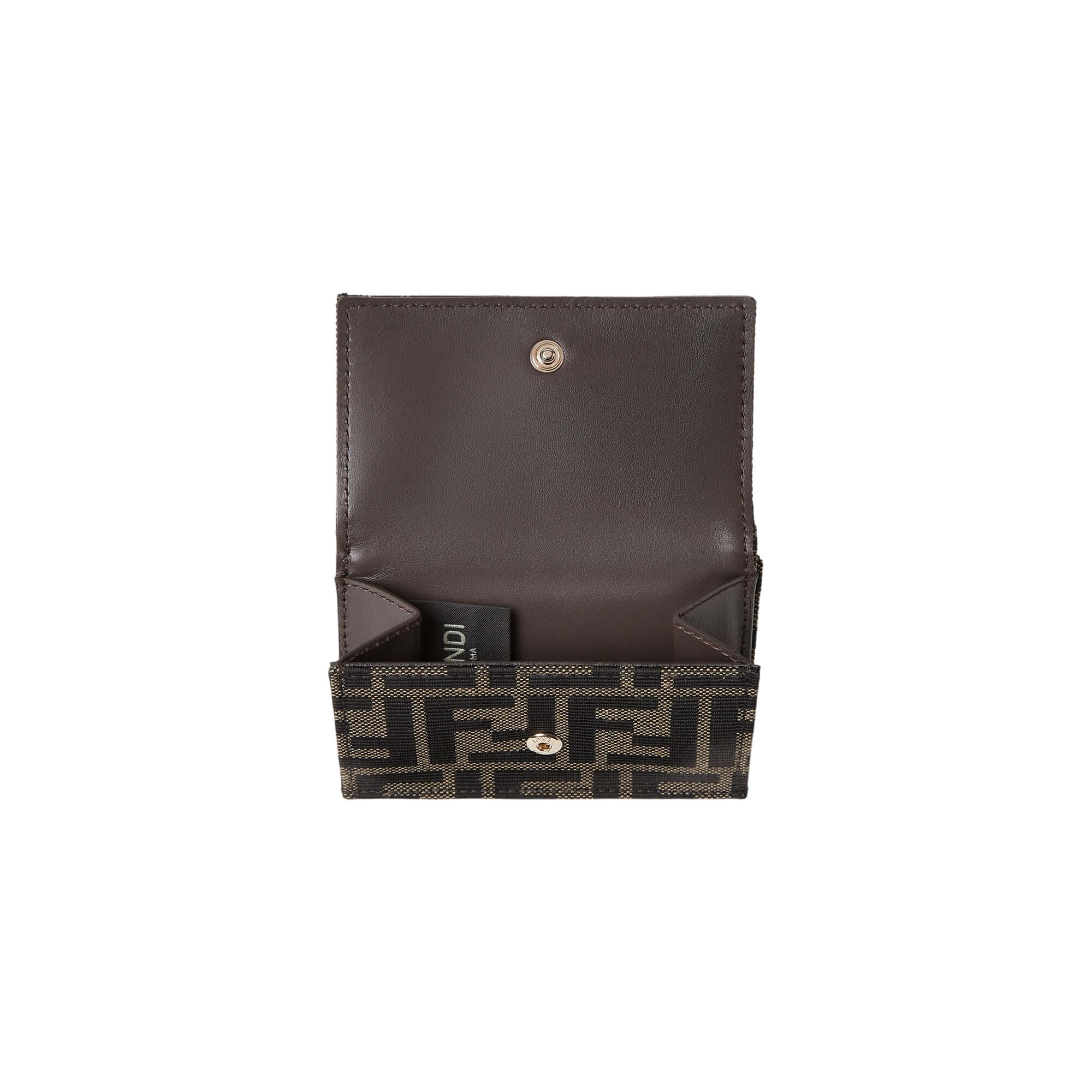 Fendi Mini Tube Trifold Compact Wallet