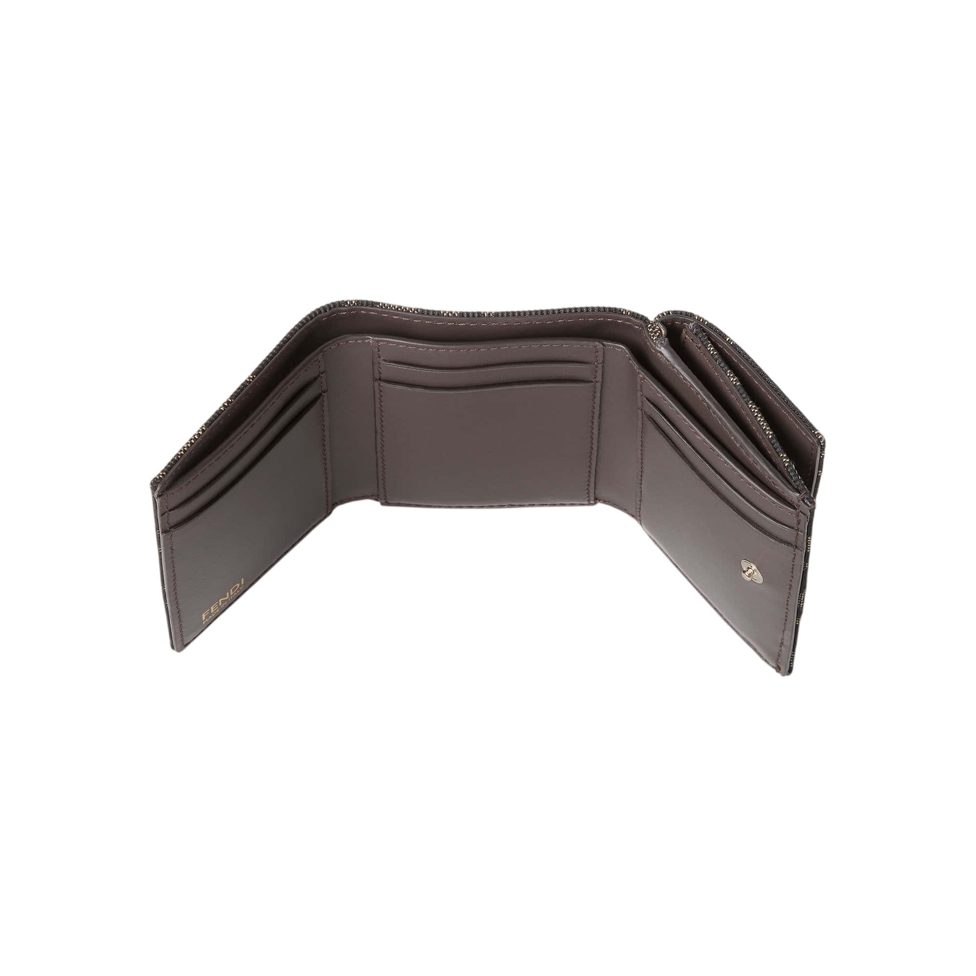 Fendi Mini Tube Trifold Compact Wallet