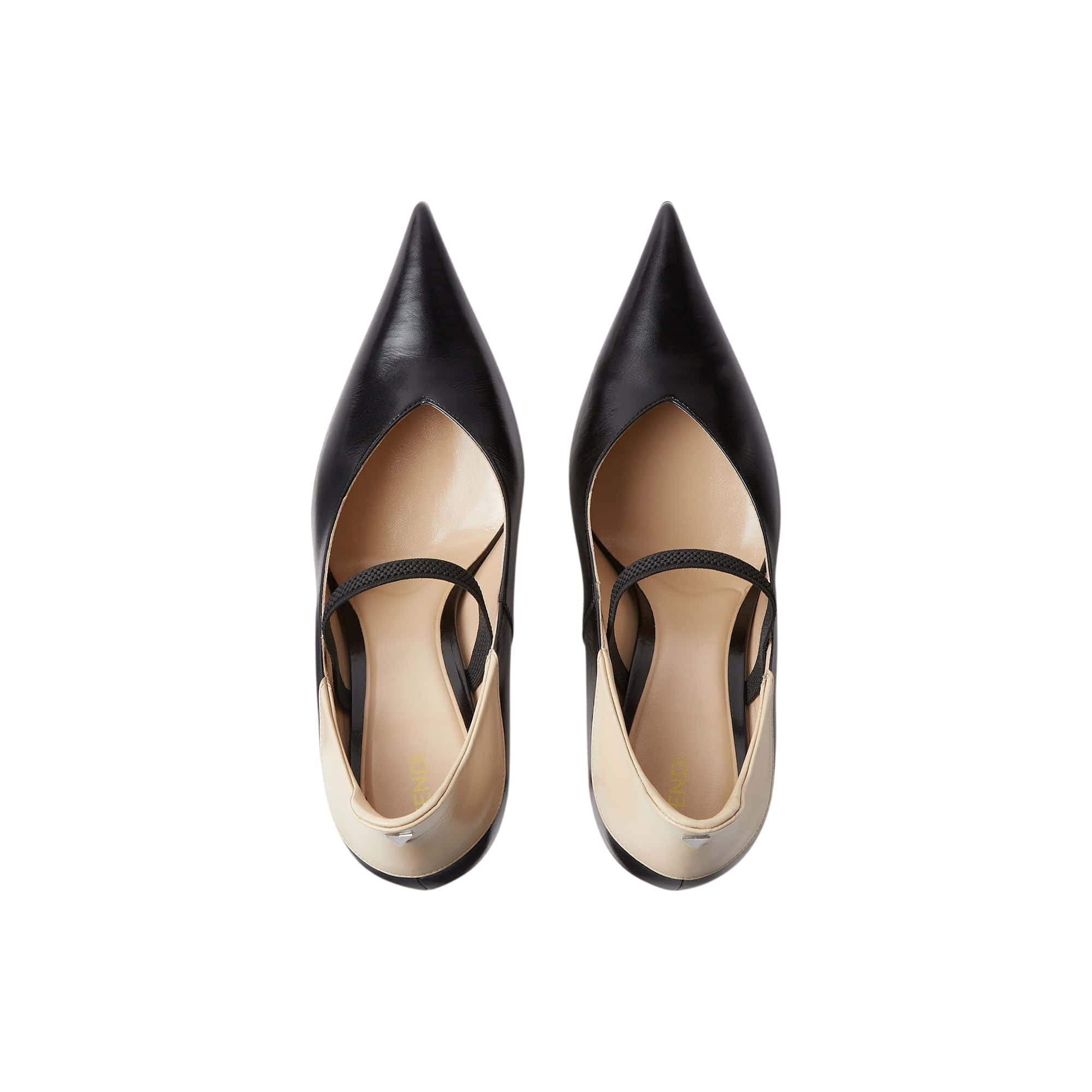 Fendi Nude Court Shoes