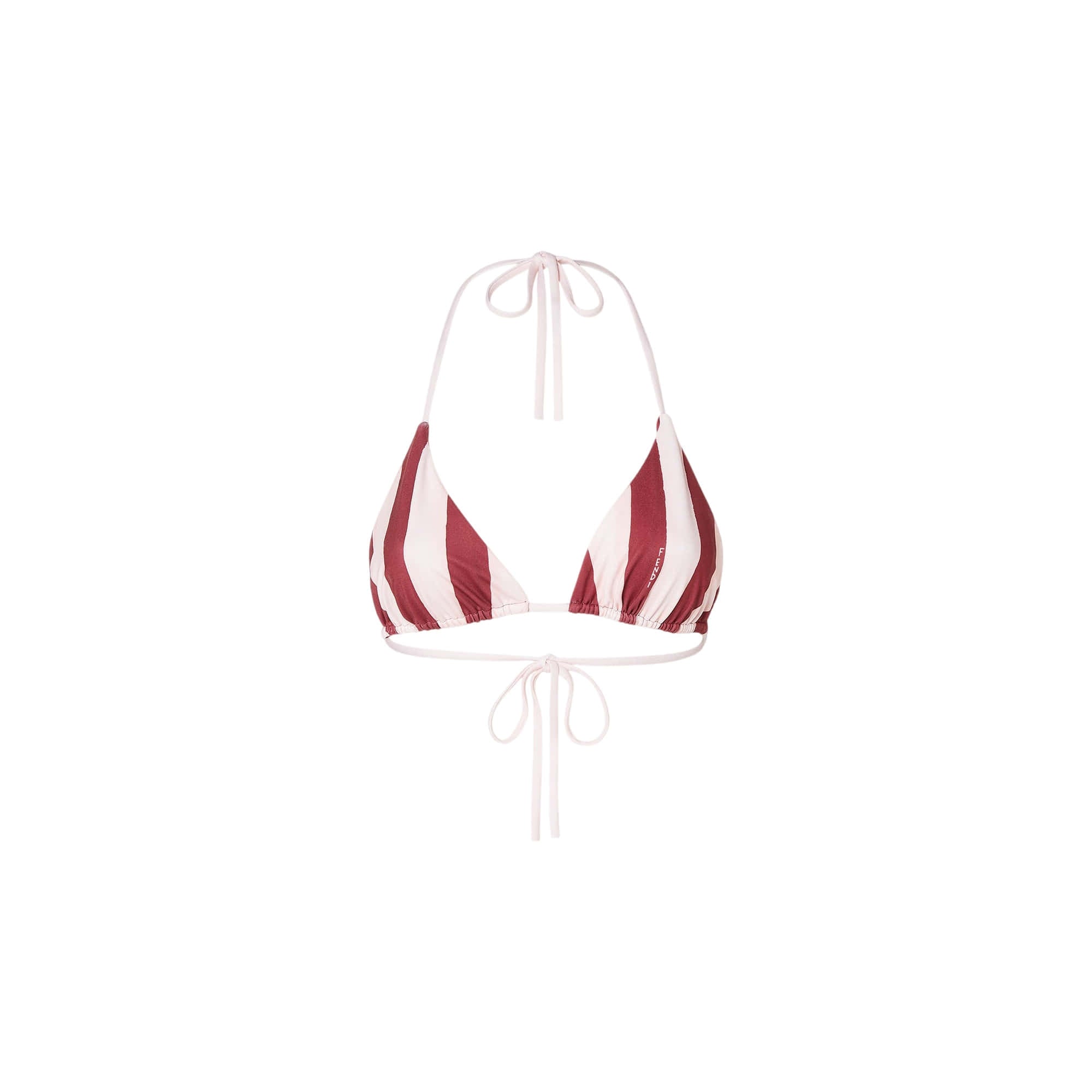 Fendi Pequin Triangle Bikini Top