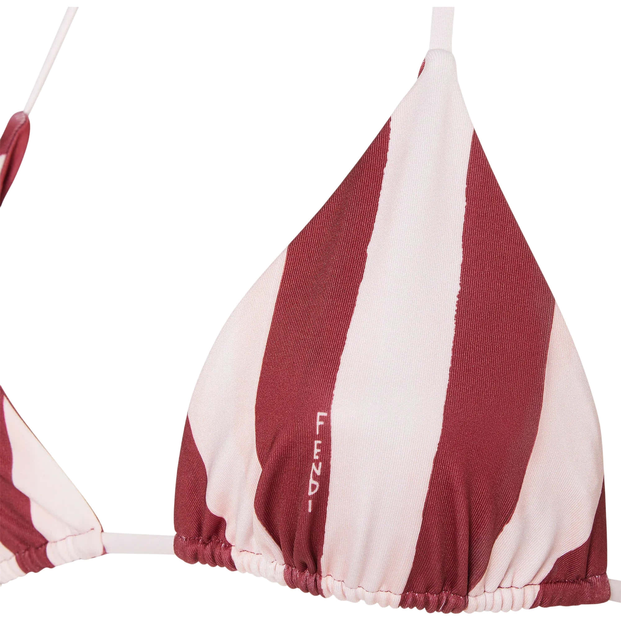 Fendi Pequin Triangle Bikini Top