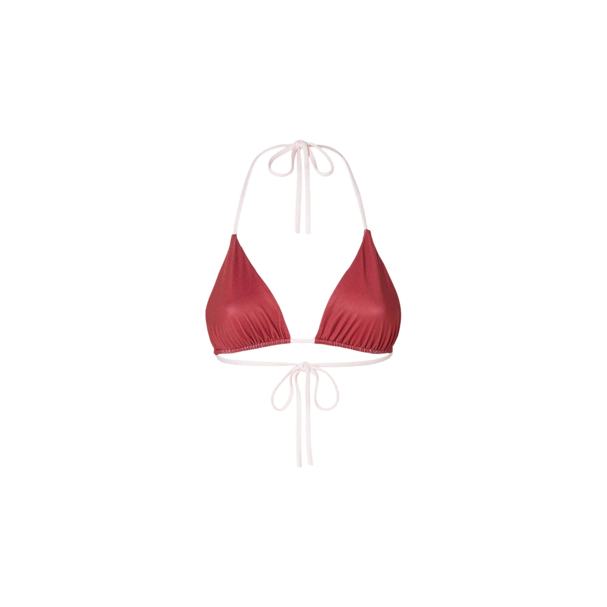 Fendi Pequin Triangle Bikini Top