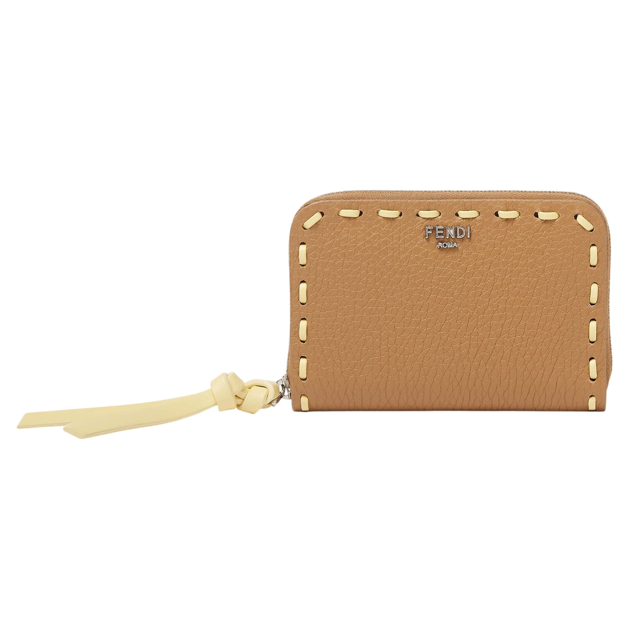Fendi Zip Around Peekaboo Mini Wallet