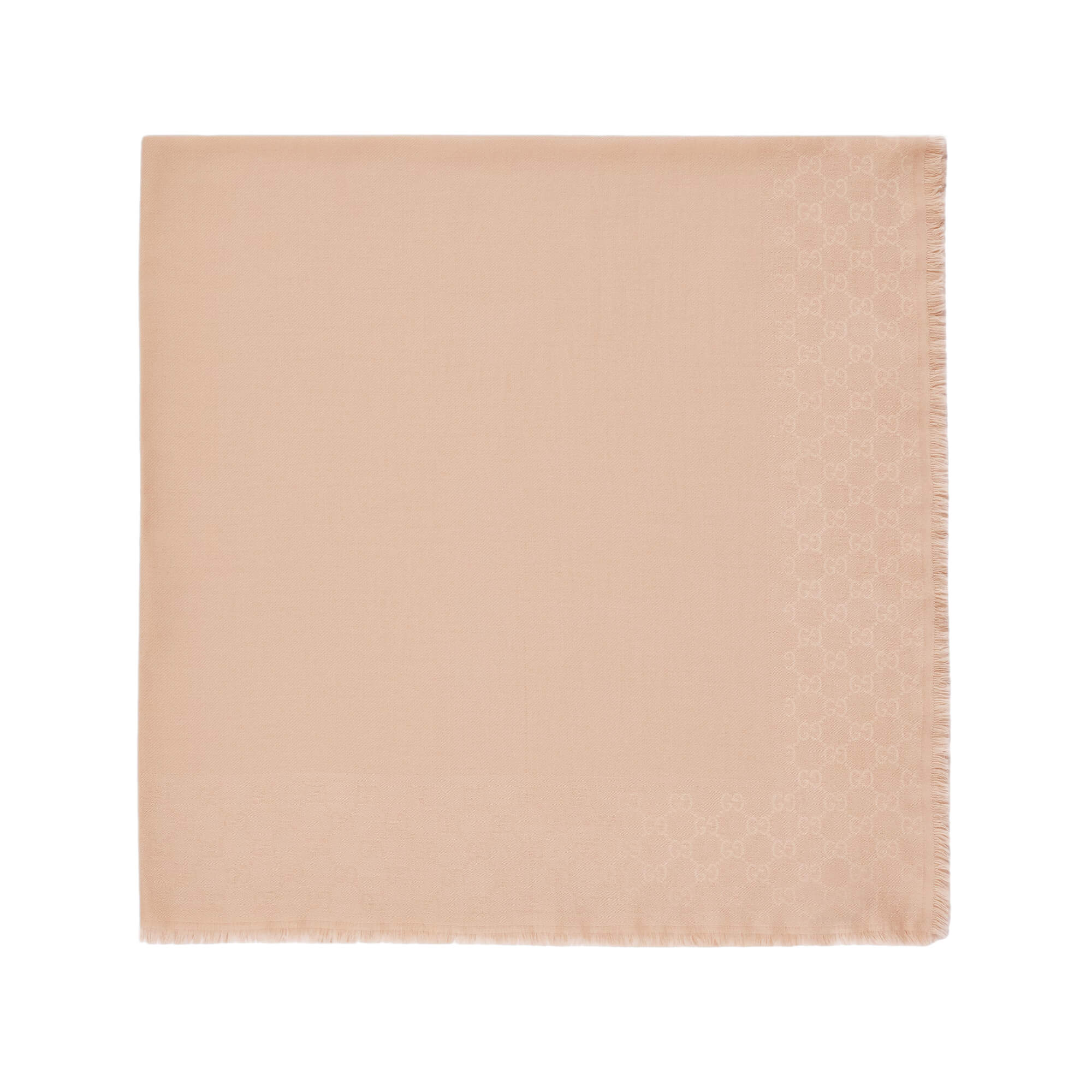 Gucci GG Wool Silk Jacquard Shawl