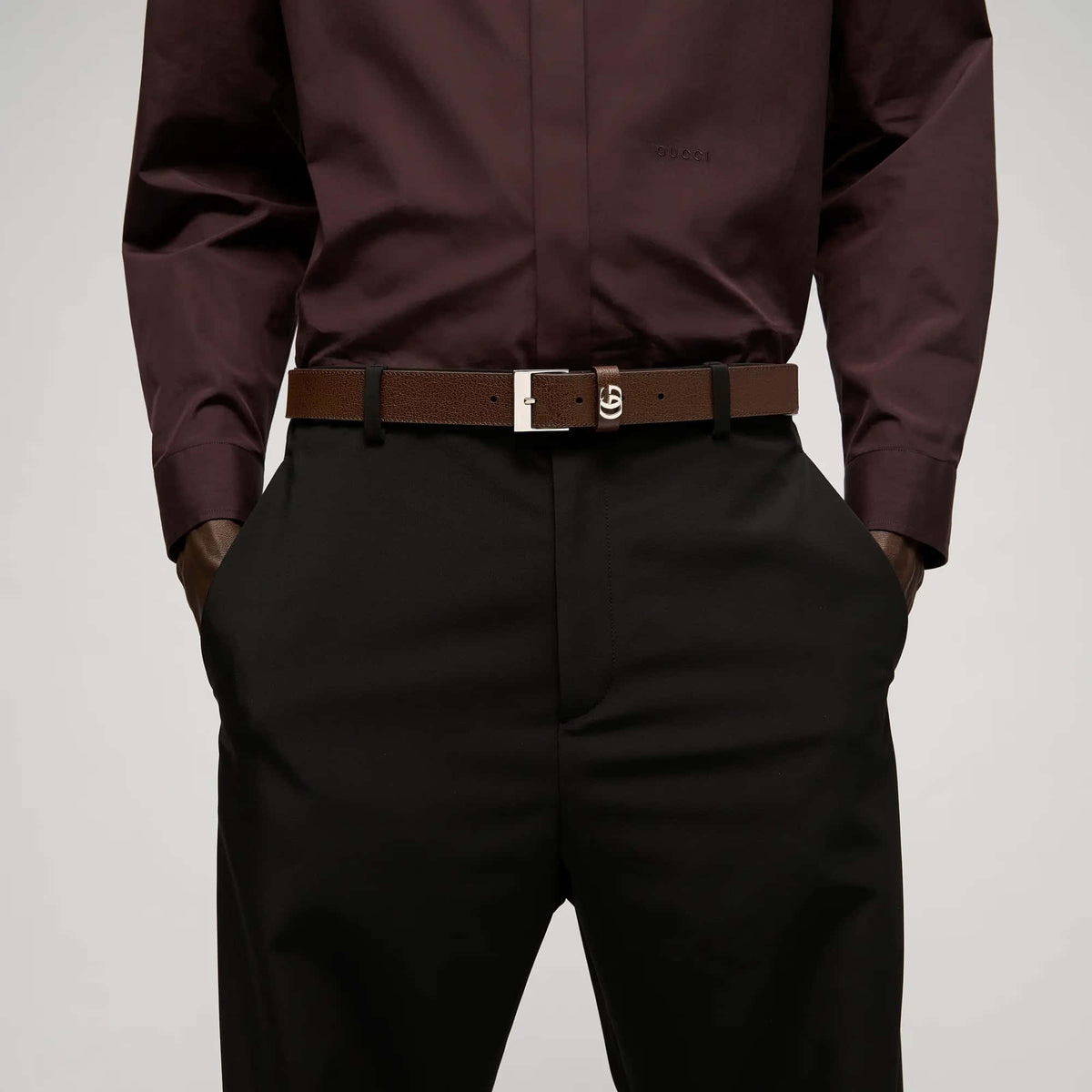Gucci Belt With Square Buckle