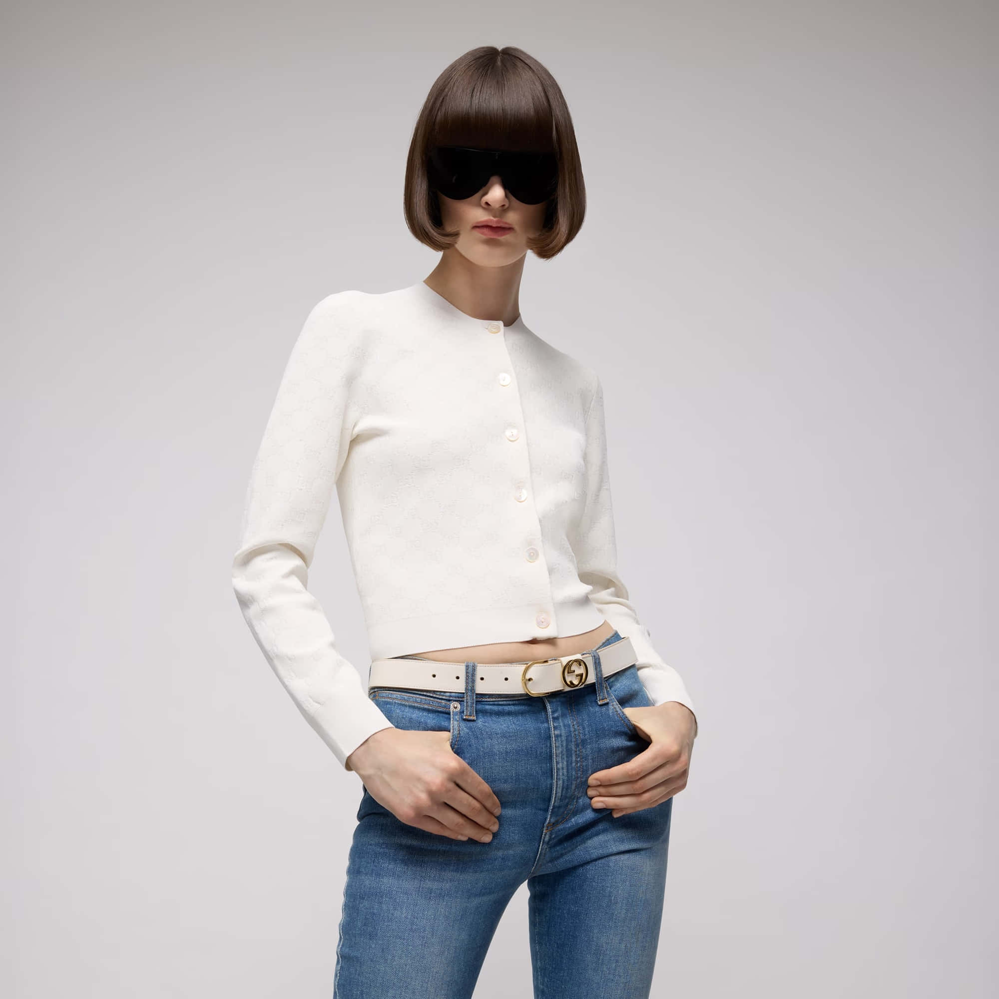 Gucci Belt With Round Buckle