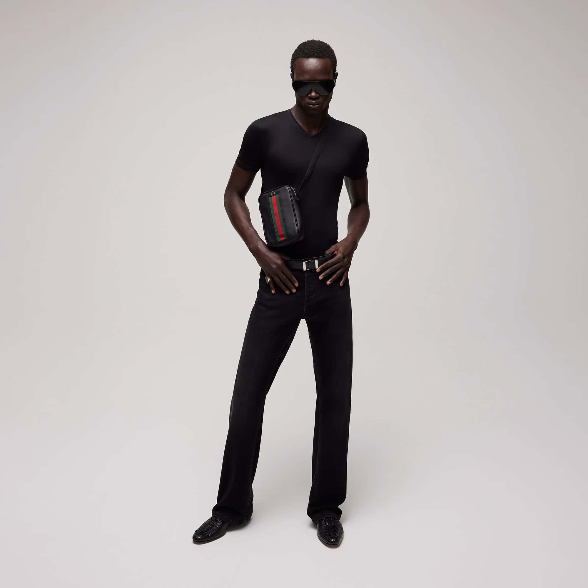 Gucci Belt With Squared Buckle