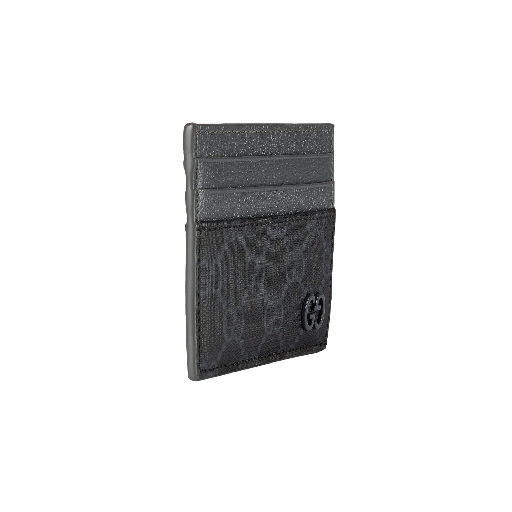 Gucci Bi-color Card Case With GG Detail