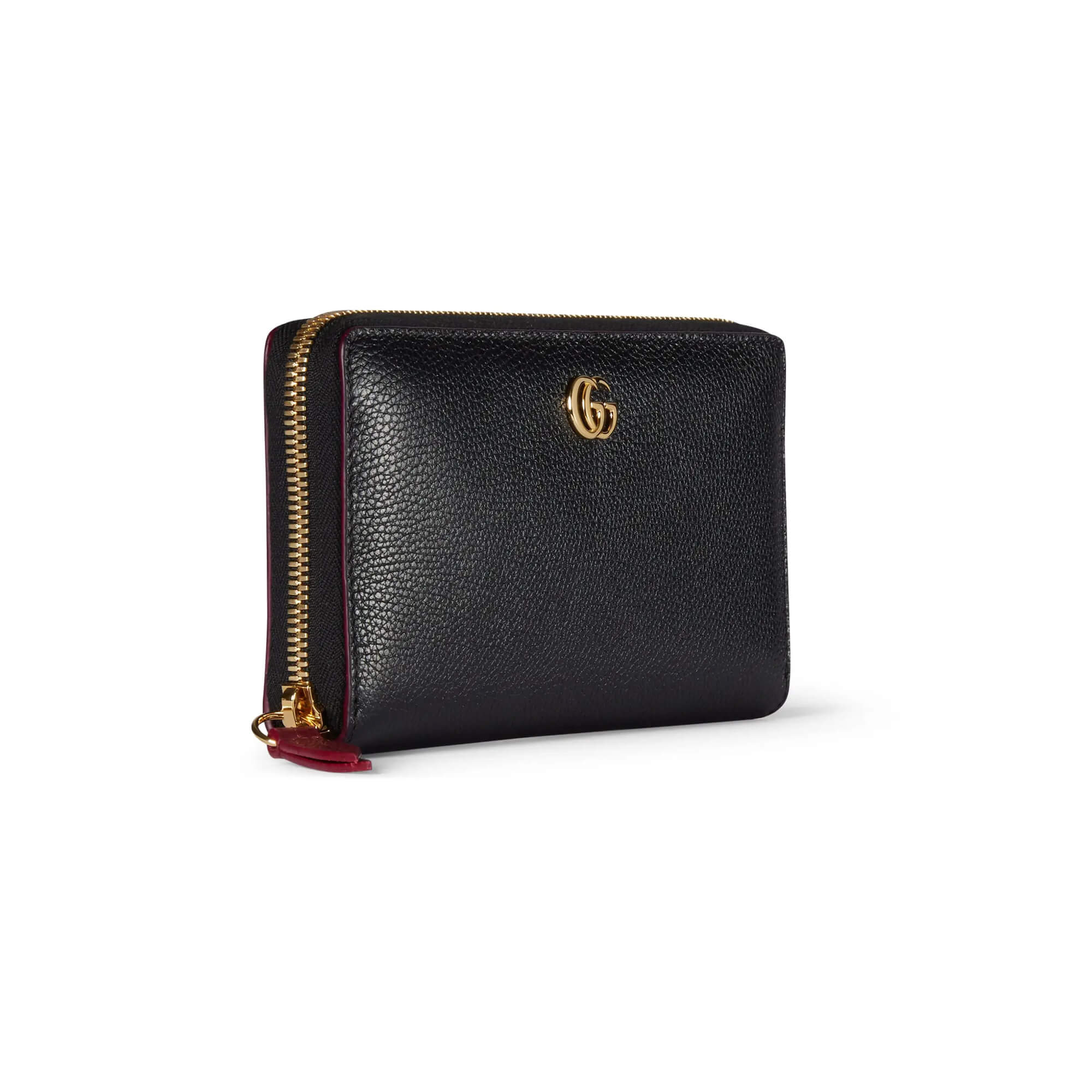 Gucci Bi-color GG Marmont Zip Around Wallet
