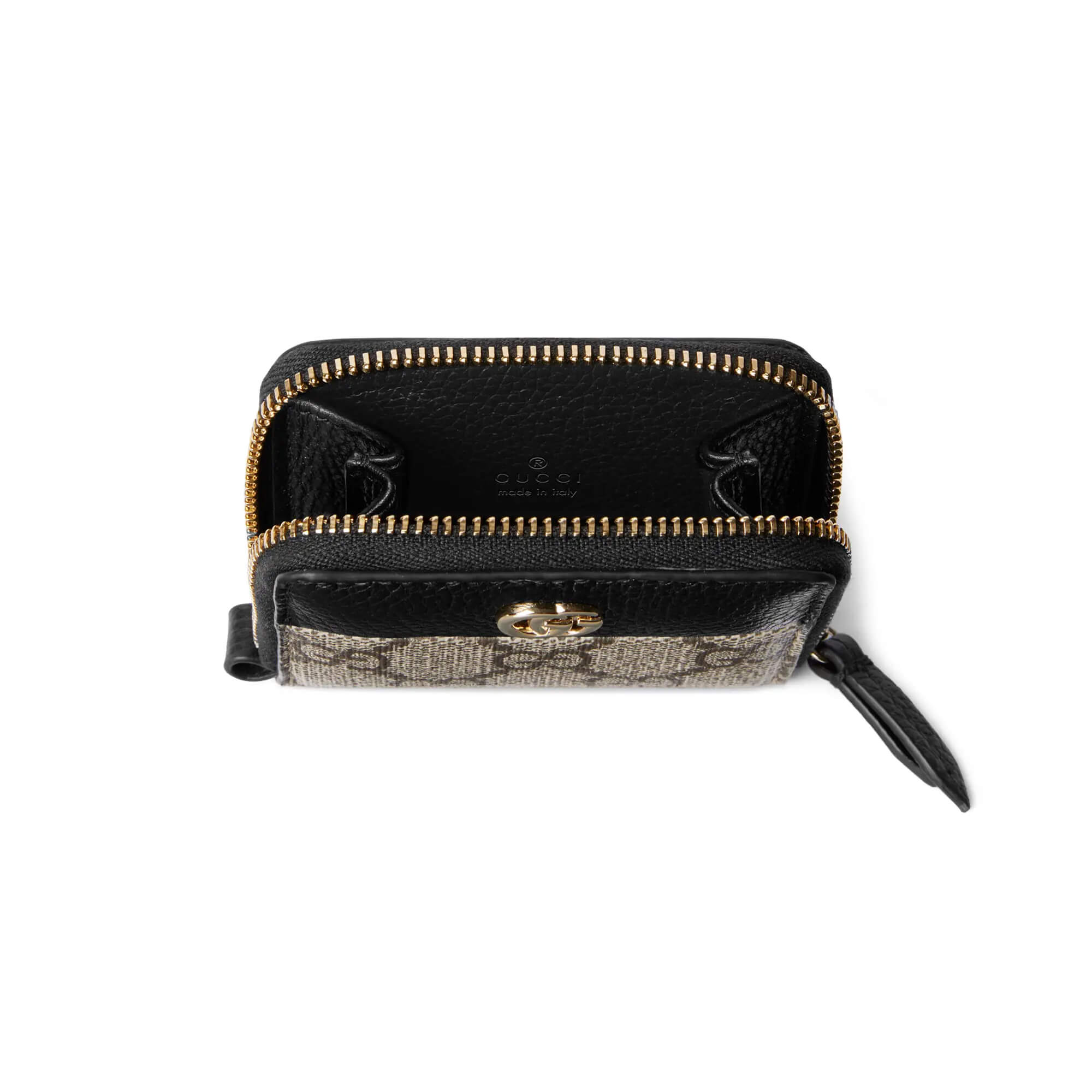 Gucci Bi-color GG Marmont Zip Around Wallet