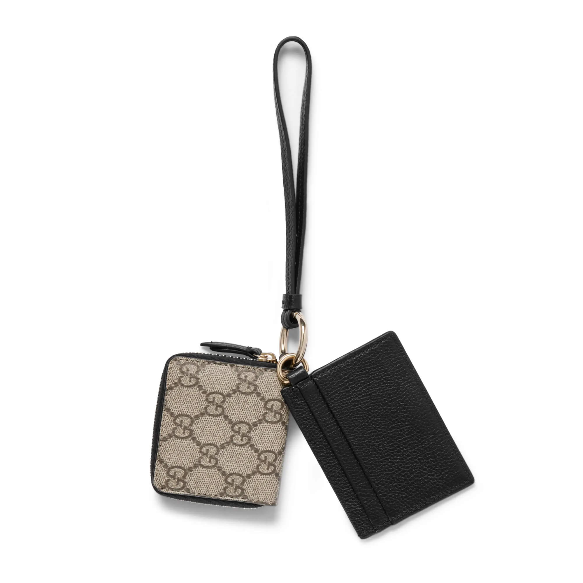 Gucci Bi-color GG Marmont Zip Around Wallet