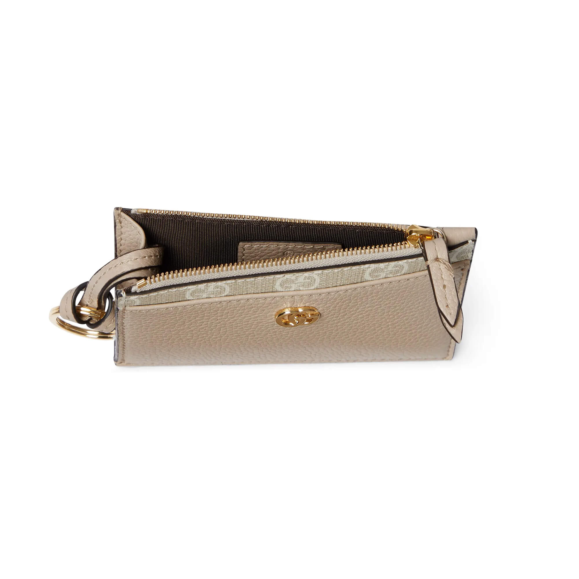 Gucci Bi-colour GG Marmont Zip Key Pouch