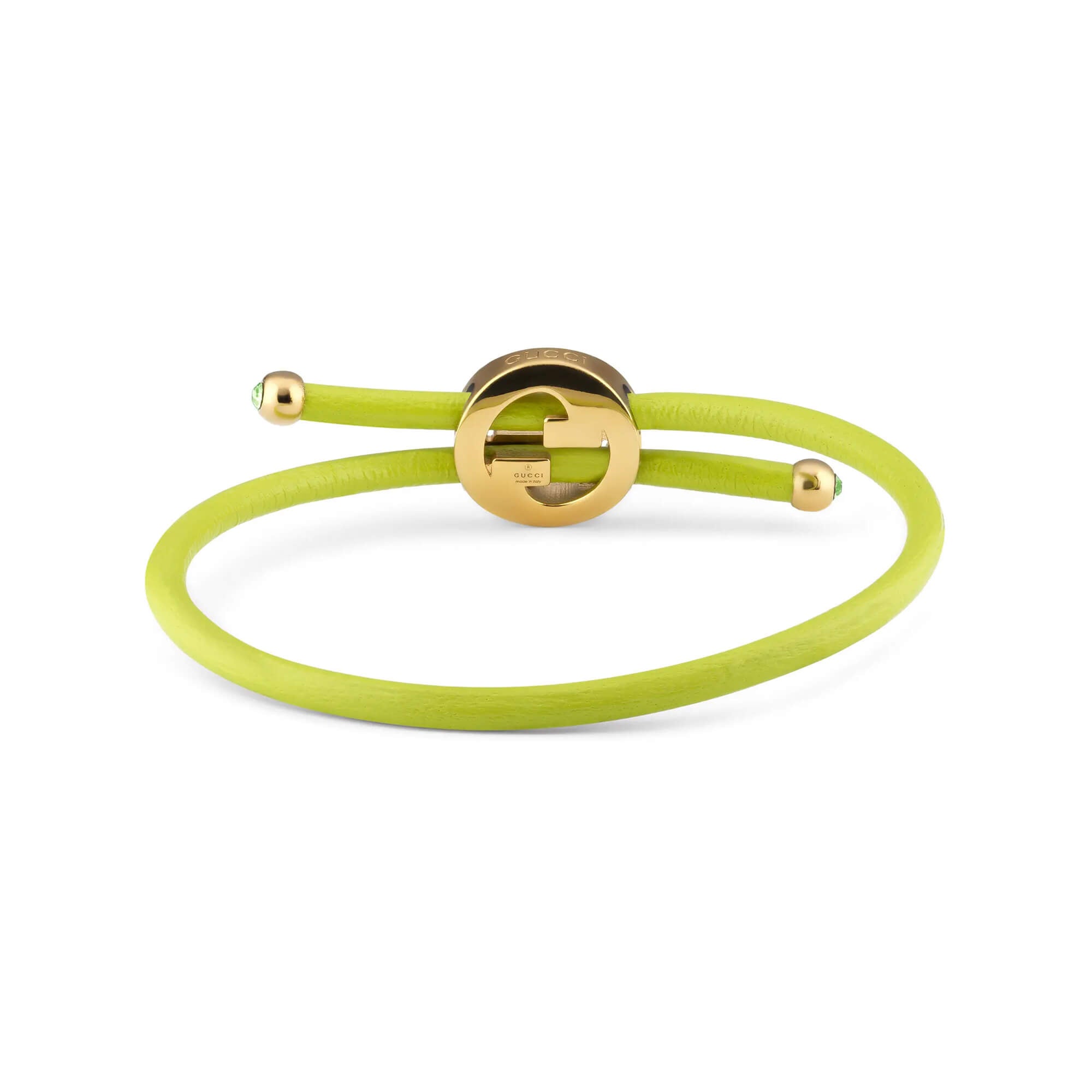 Gucci Bracelet With Enamel Round Interlocking G