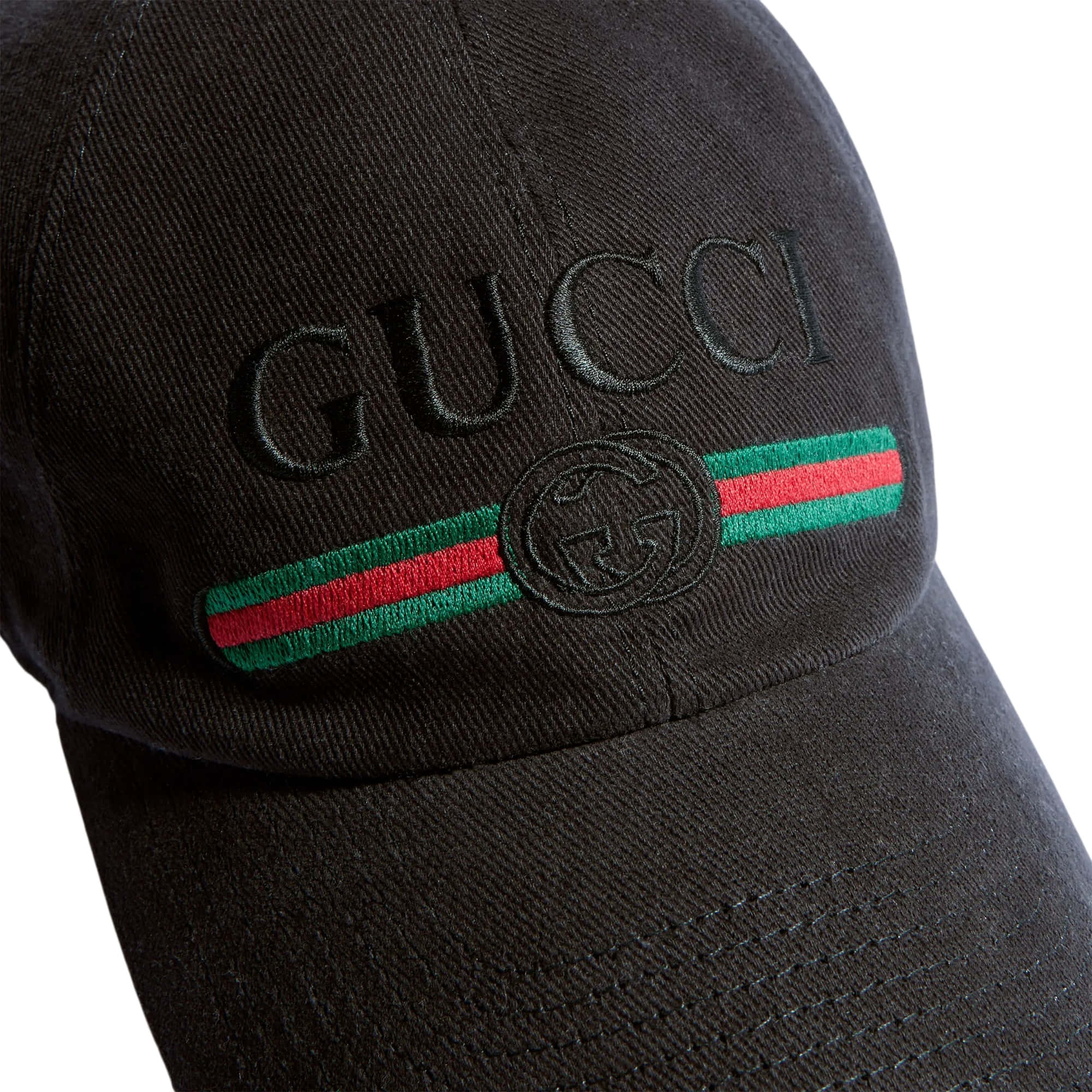 Gucci Cotton Baseball Hat With Embroidery