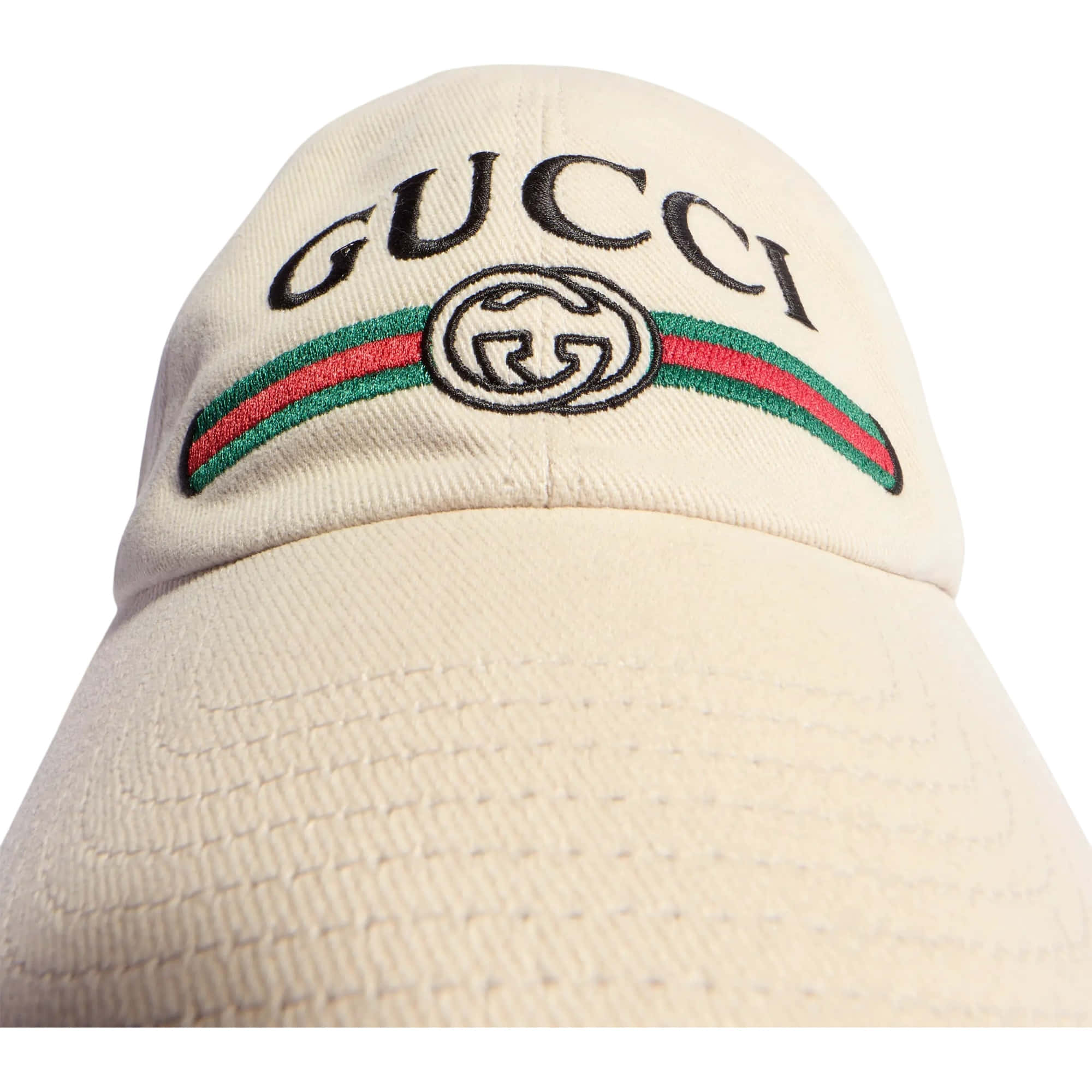 Gucci Cotton Baseball Hat With Embroidery