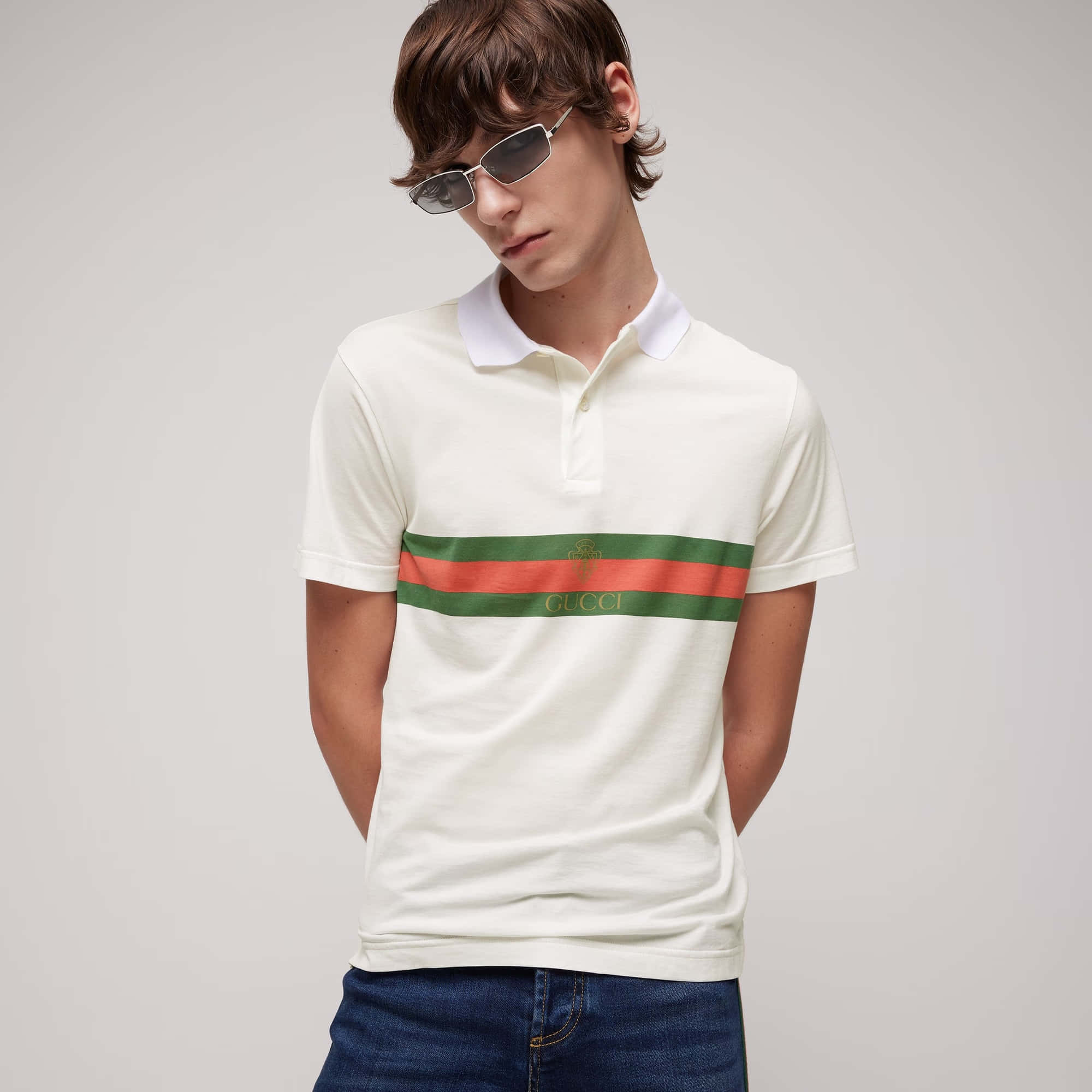 Gucci Cotton Jersey Polo Shirt