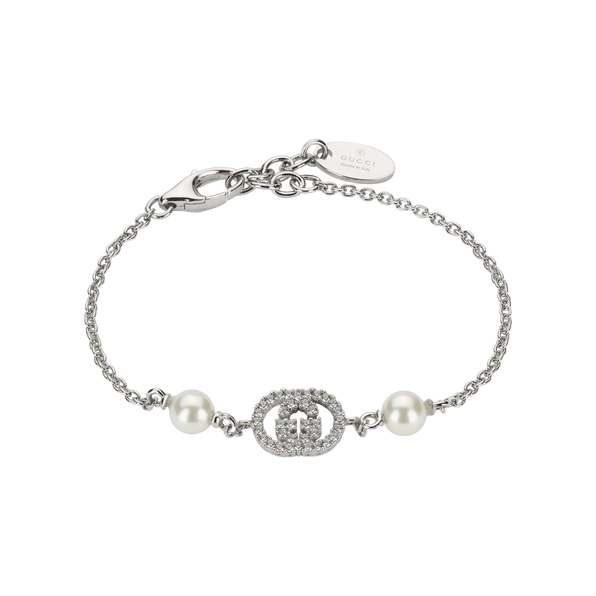 Gucci Crystal Pearl Bracelet