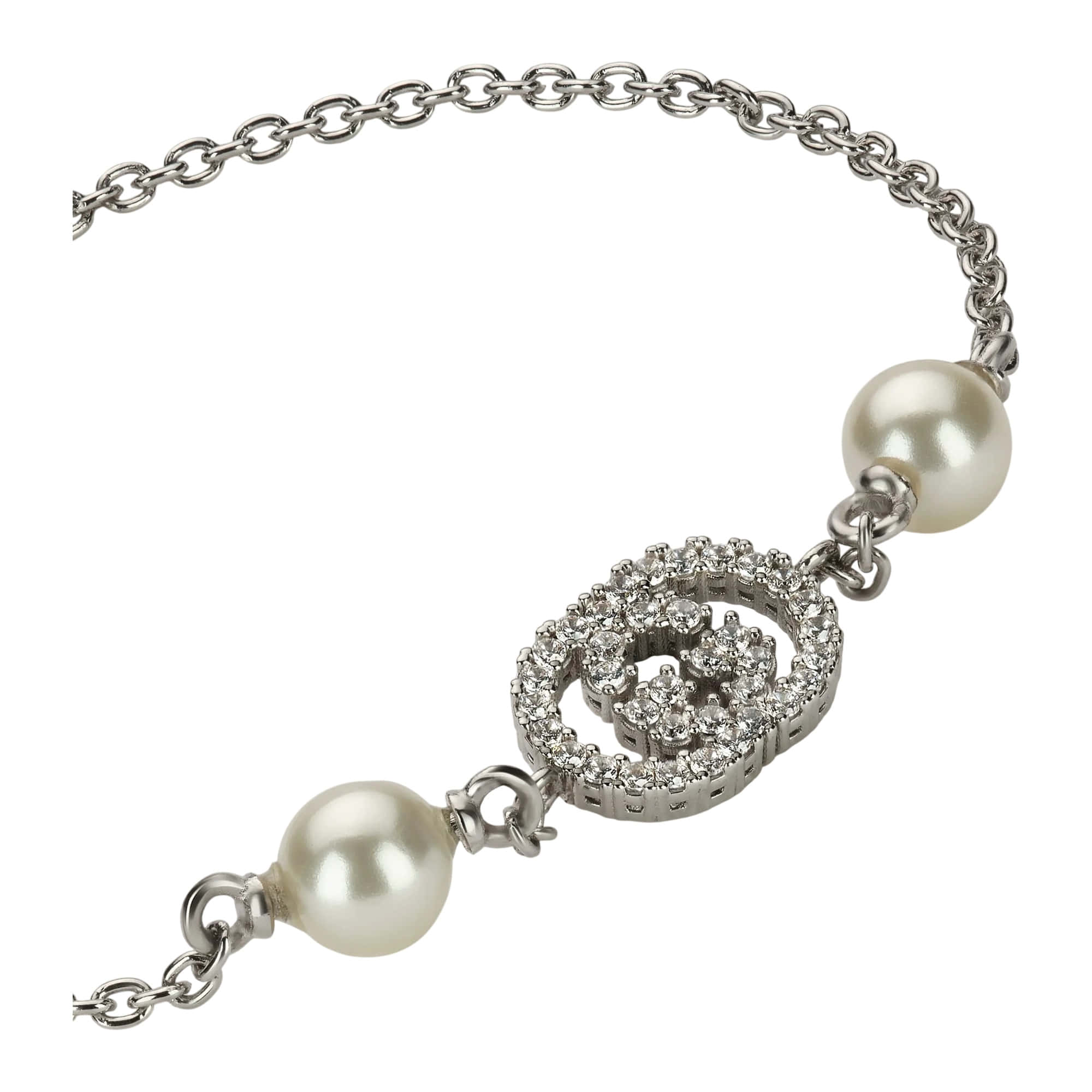Gucci Crystal Pearl Bracelet