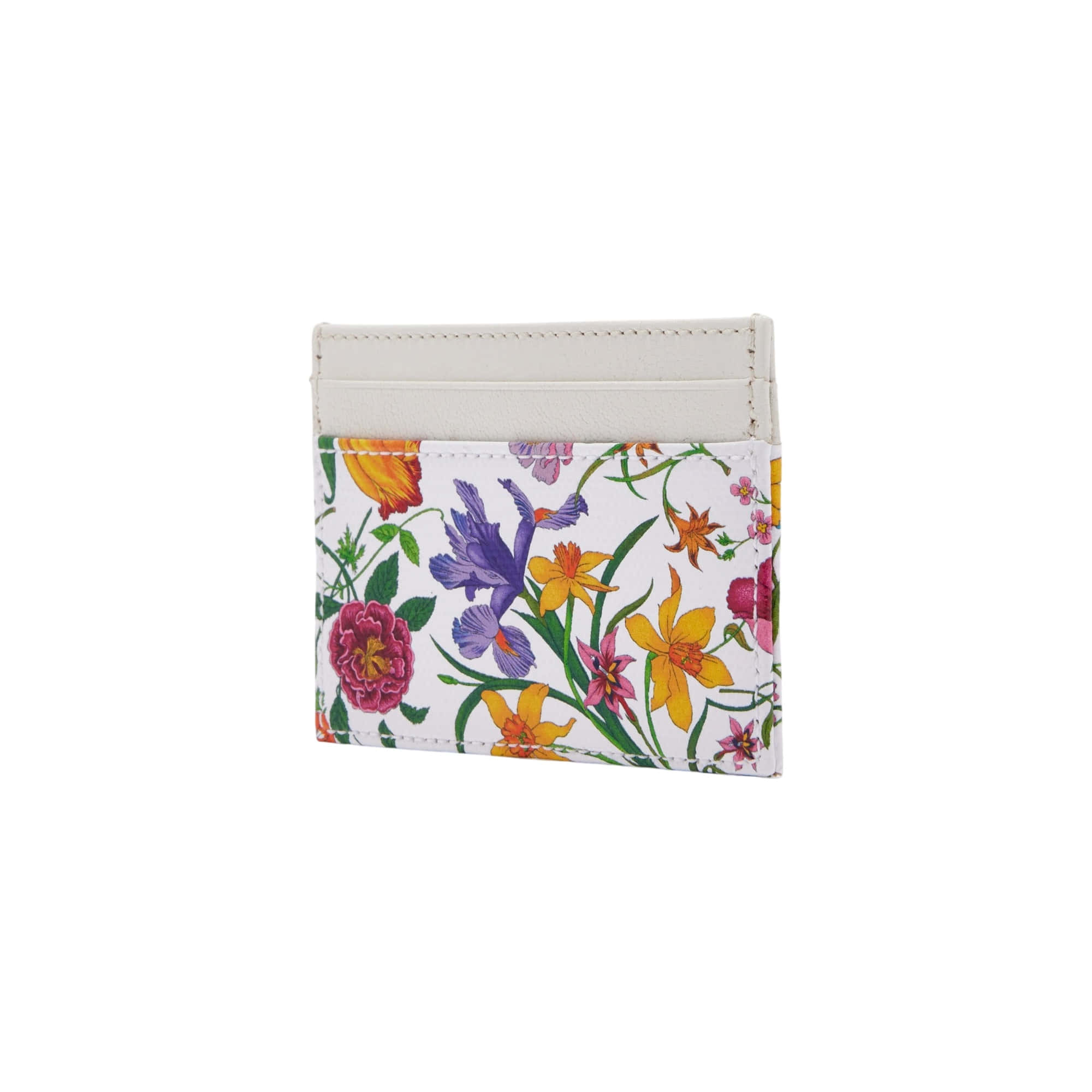 Gucci Flora-motif Card Case