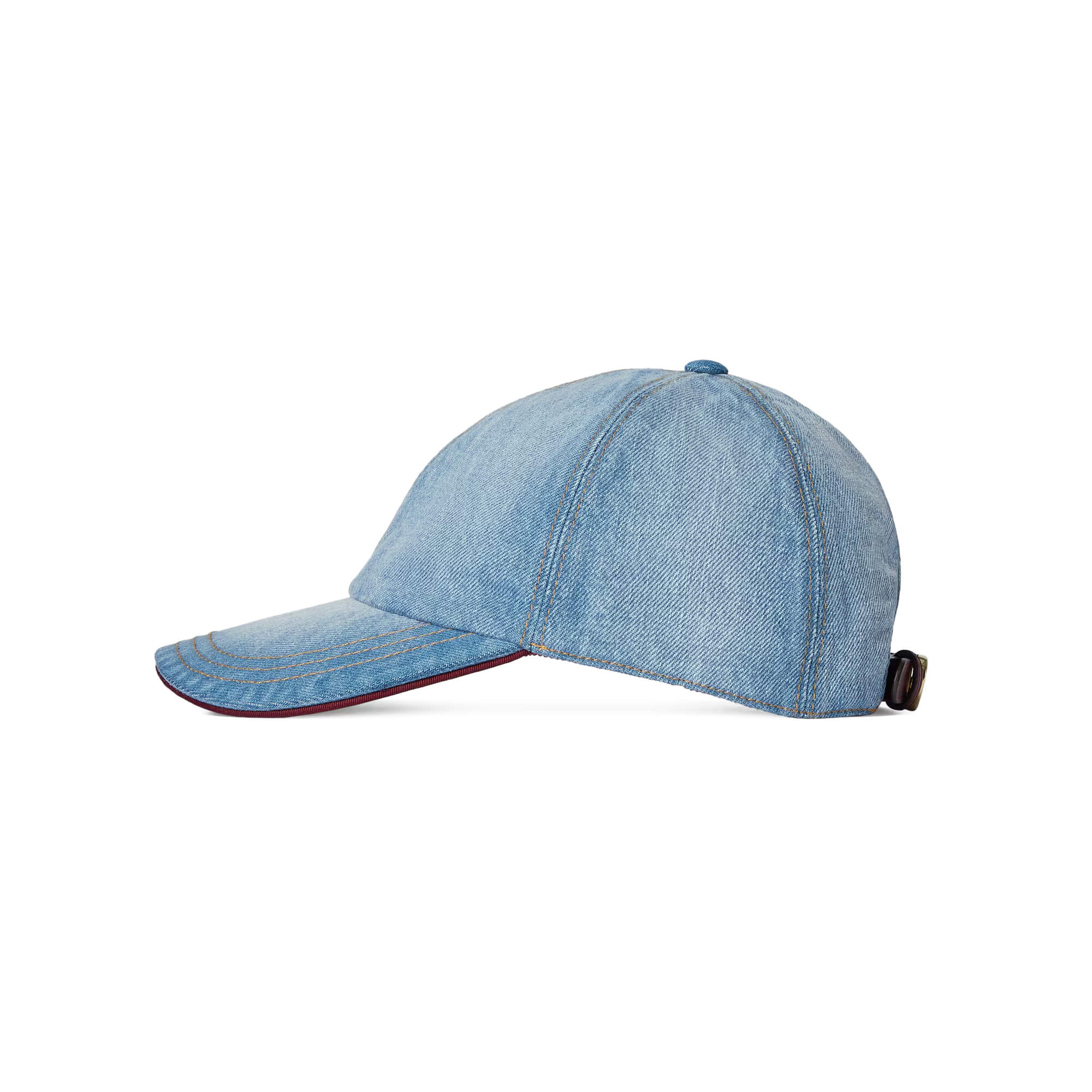 Gucci Denim Baseball Hat With Double G