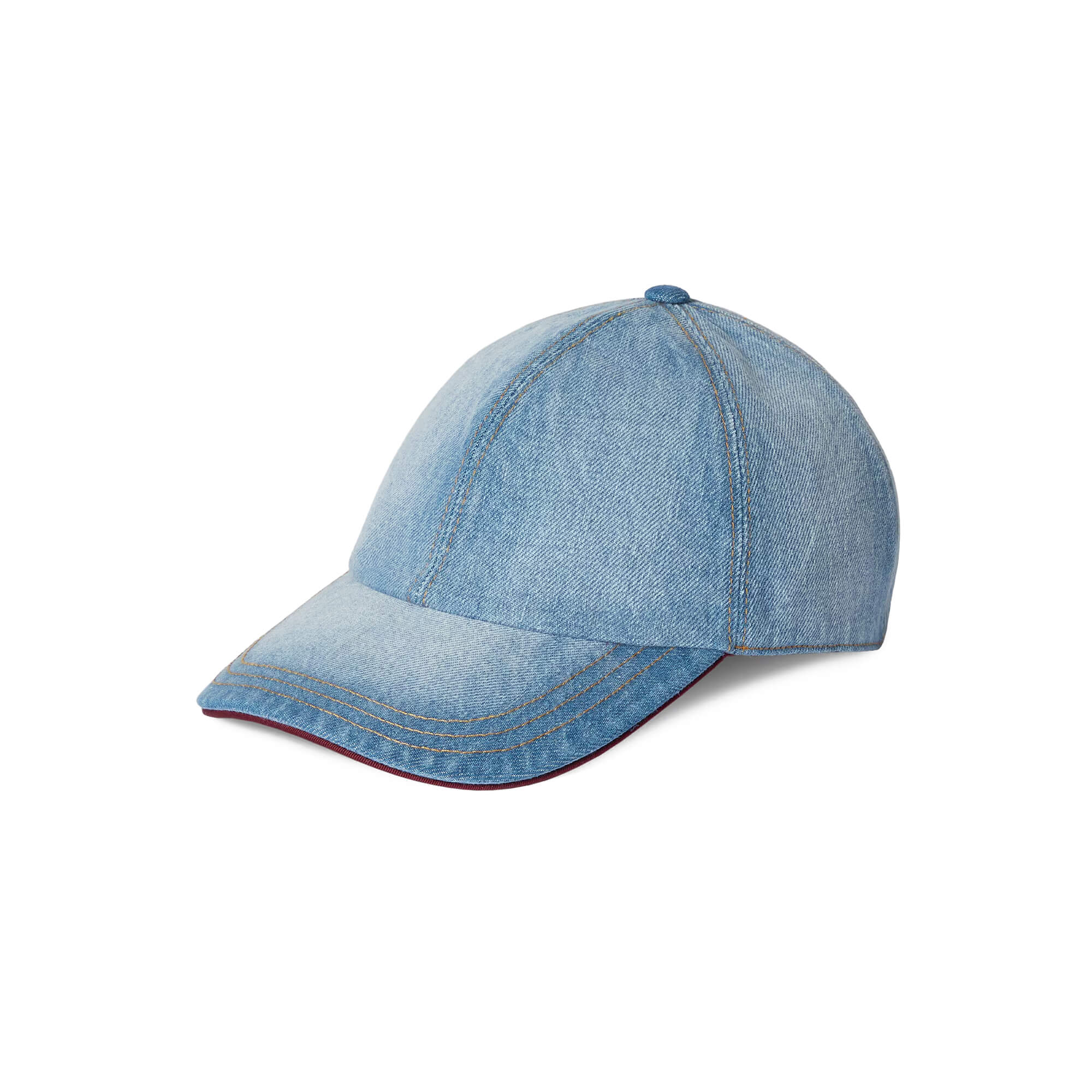 Gucci Denim Baseball Hat With Double G