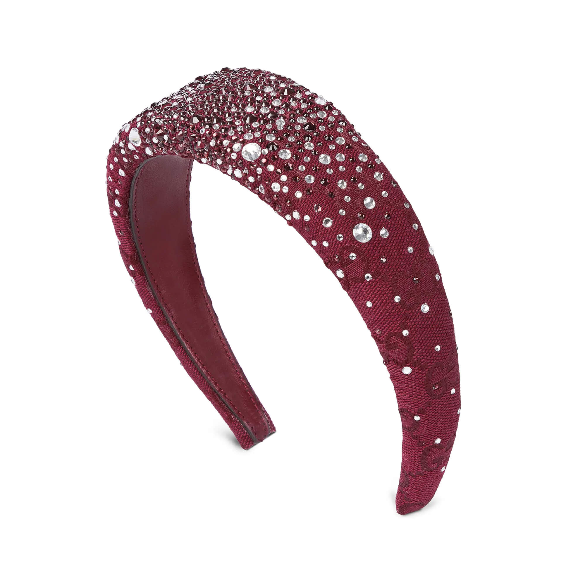 Gucci GG Canvas Headband With Crystals