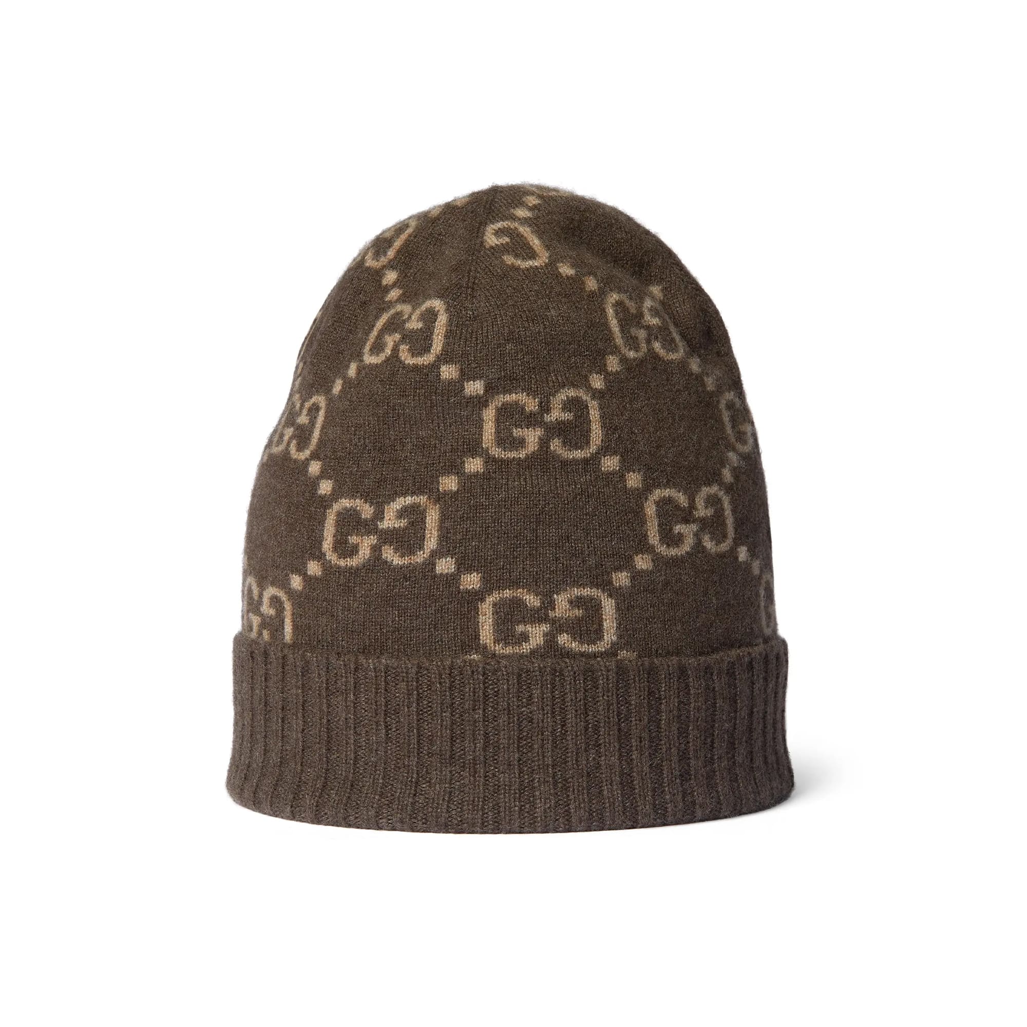 Gucci GG Cashmere Jacquard Hat