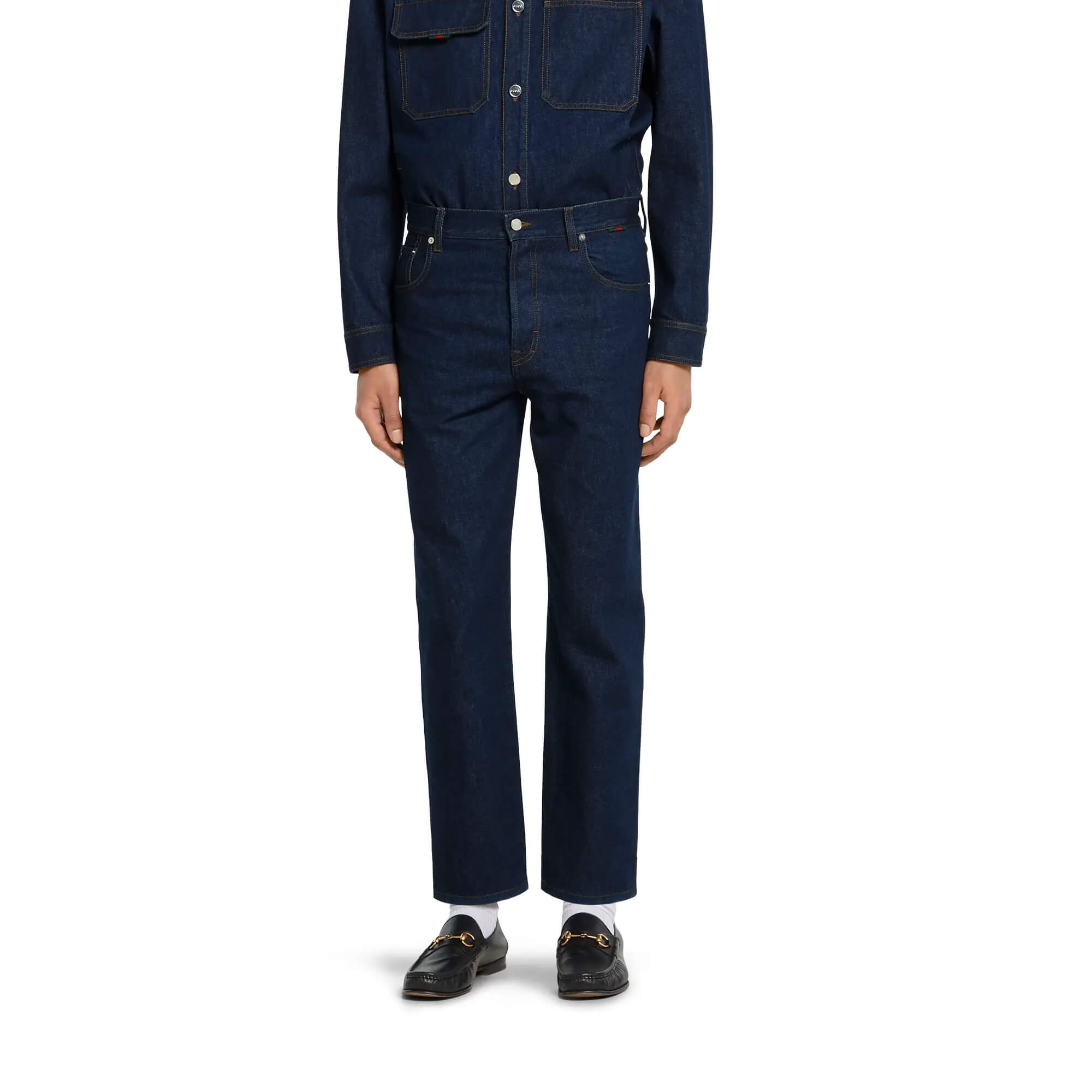Gucci Slim Fit Cotton Denim Pant