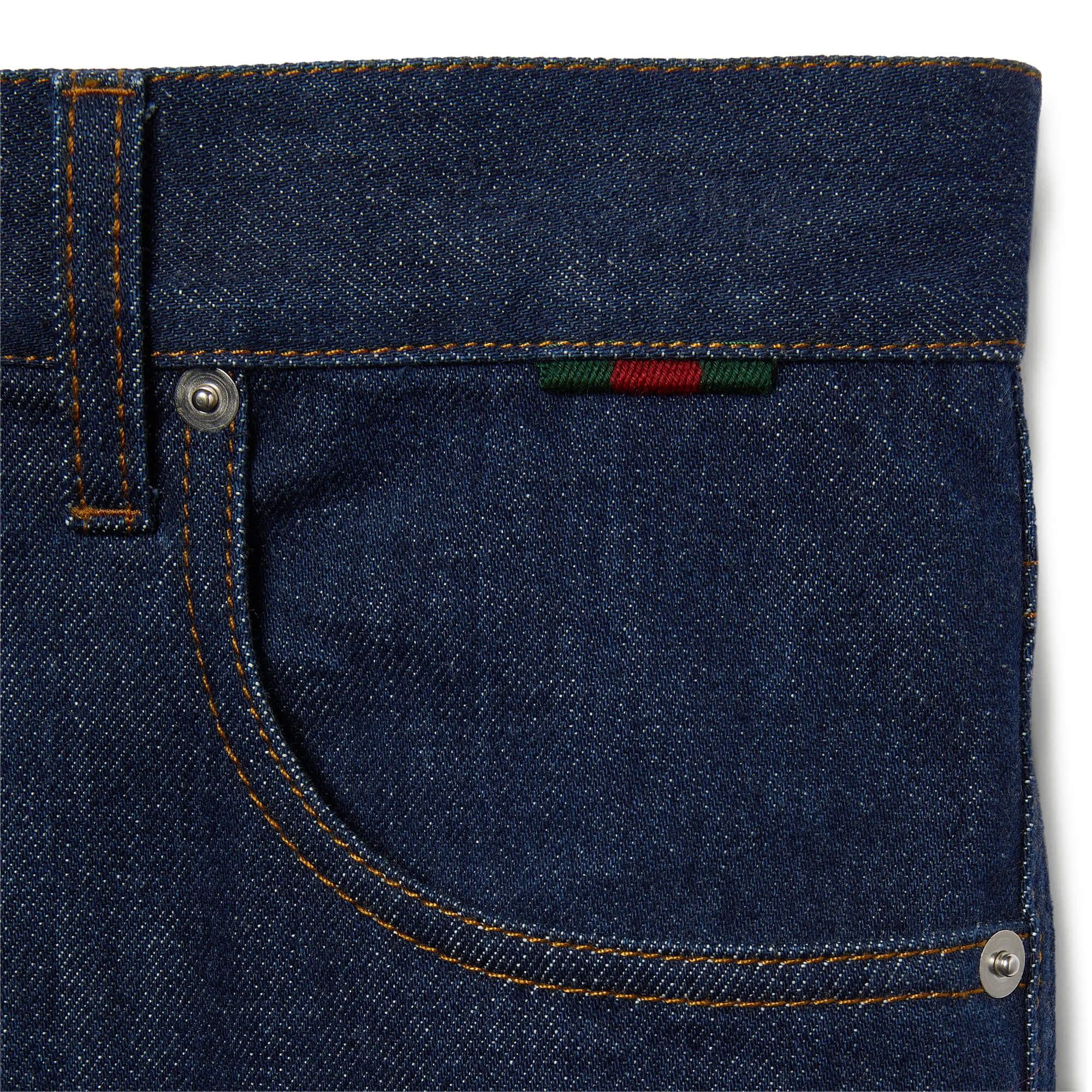 Gucci Slim Fit Cotton Denim Pant