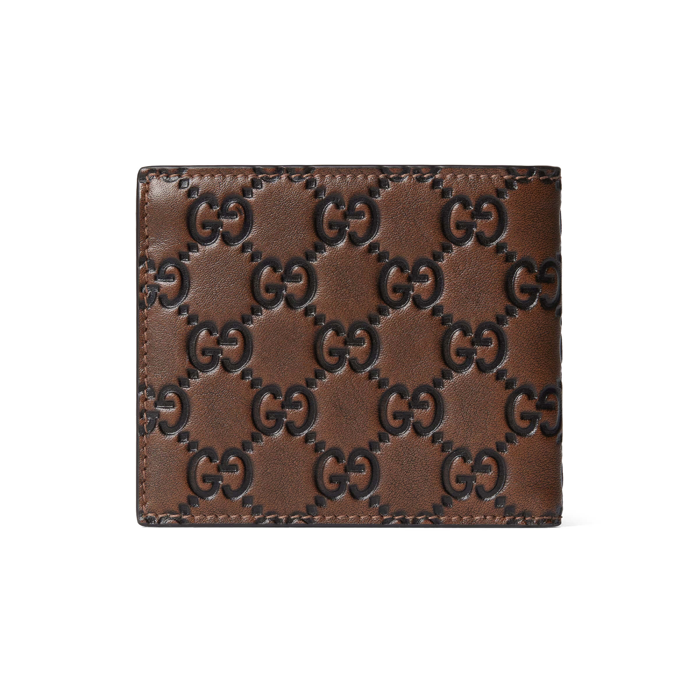 Gucci GG Emblem Bi-fold Wallet