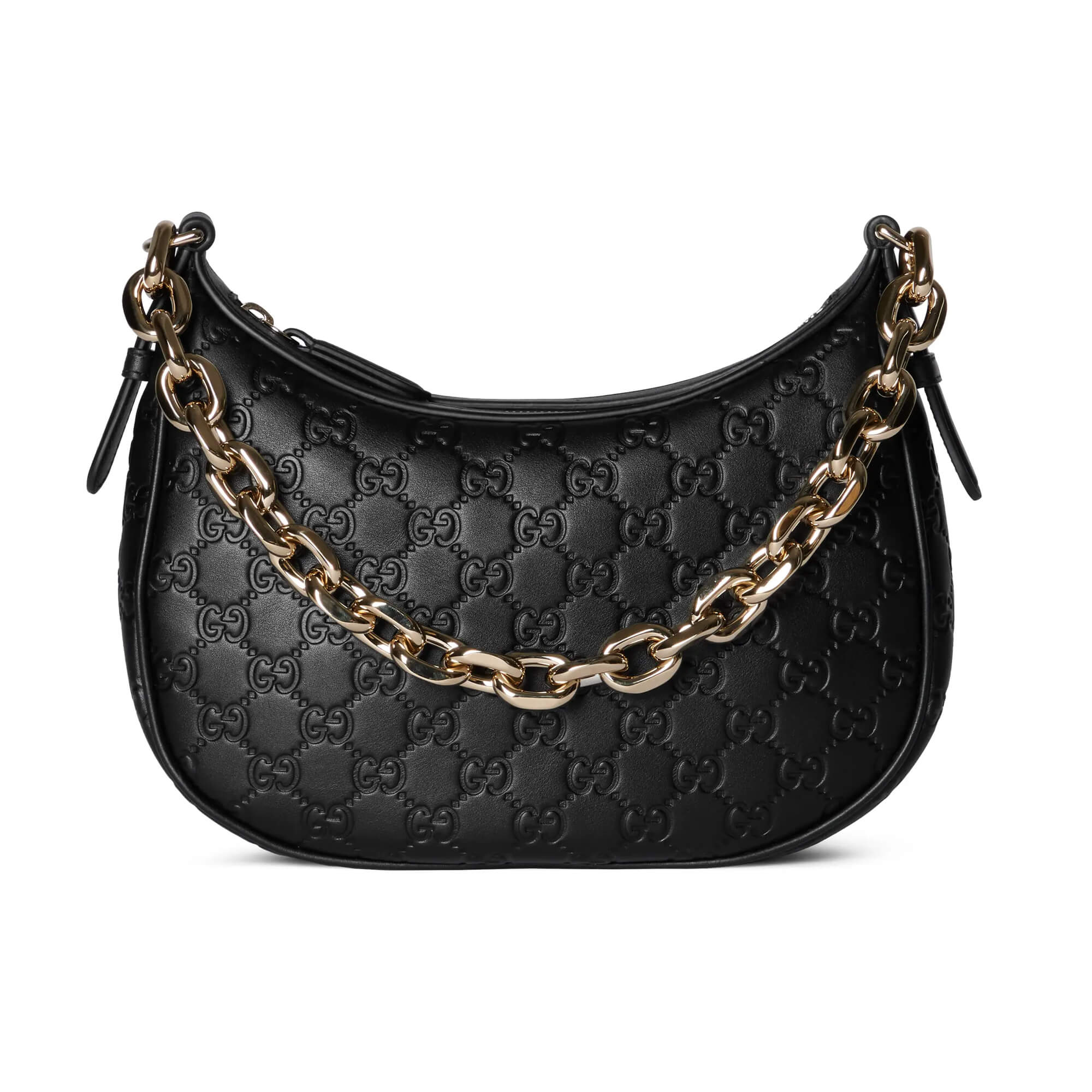 Gucci GG Emblem Medium Shoulder Bag