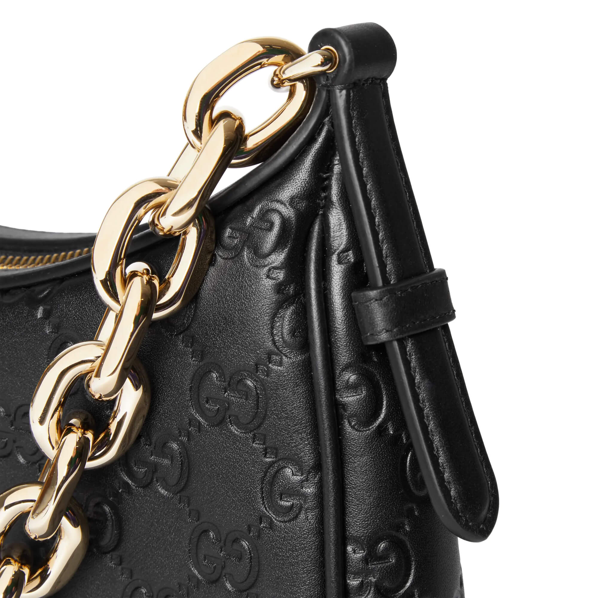 Gucci GG Emblem Medium Shoulder Bag