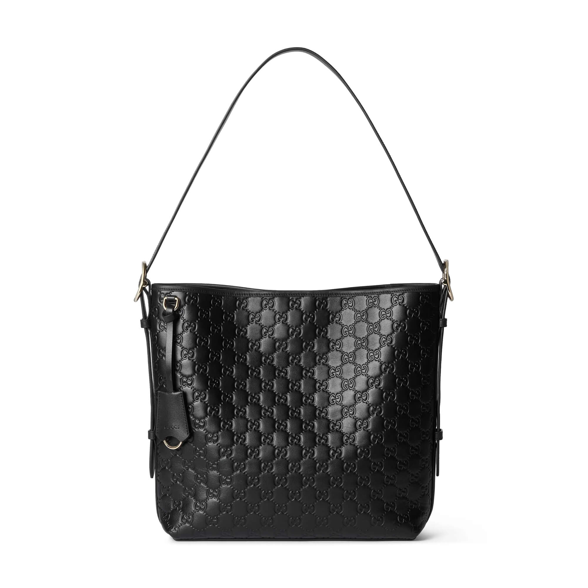 Gucci GG Emblem Medium Shoulder Bag