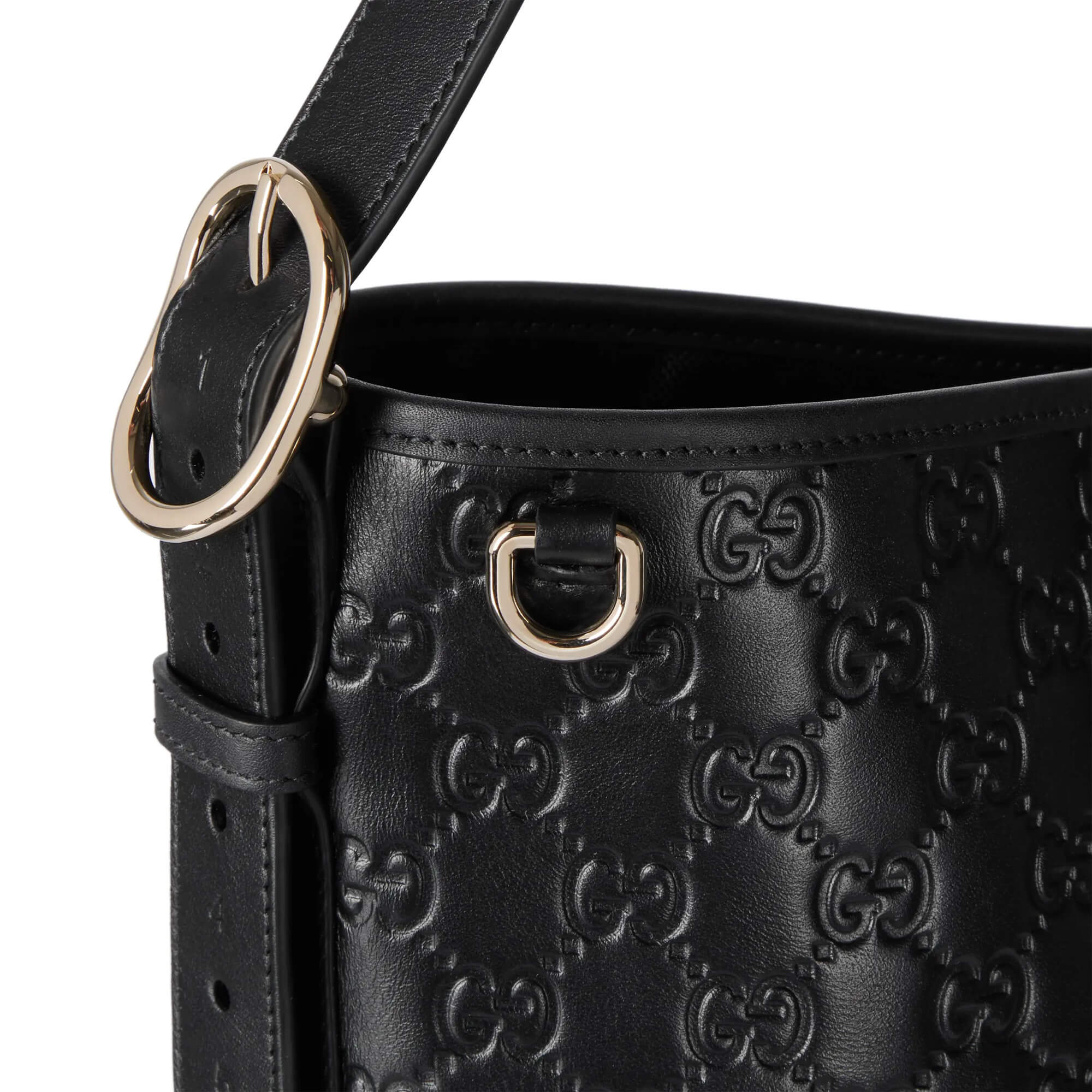 Gucci GG Emblem Medium Shoulder Bag