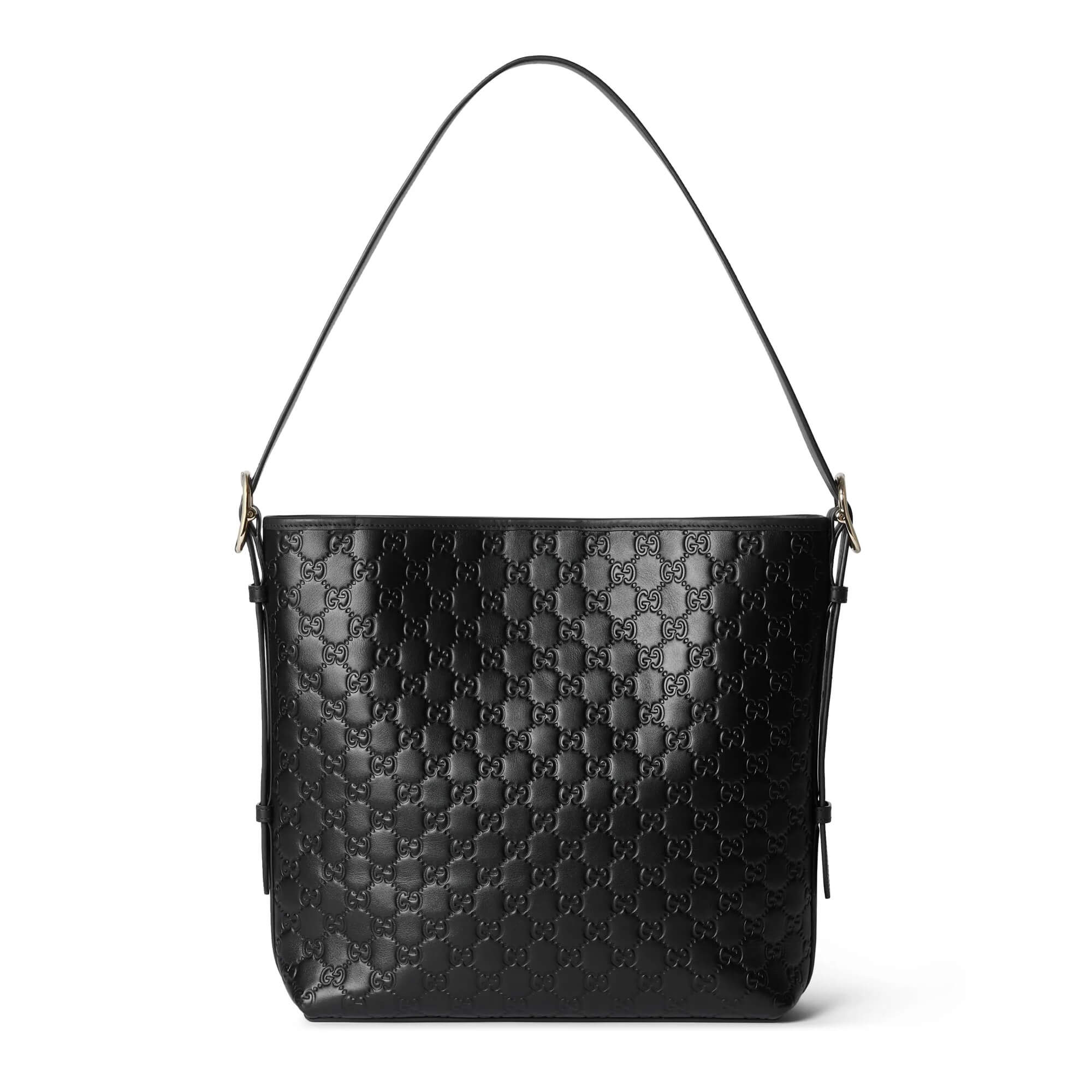 Gucci GG Emblem Medium Shoulder Bag