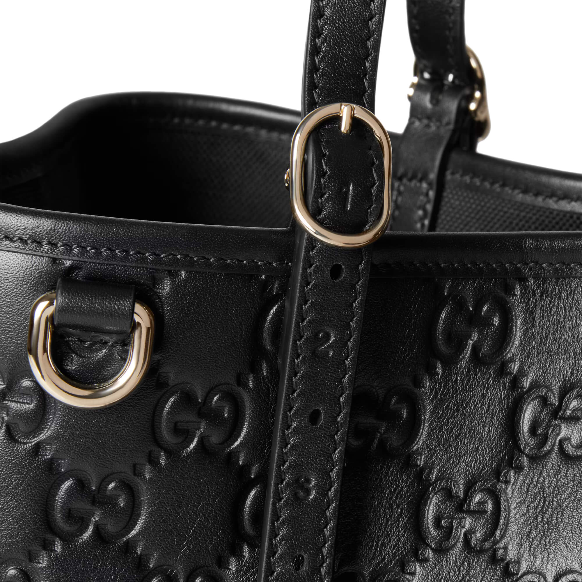 Gucci GG Emblem Medium Tote Bag