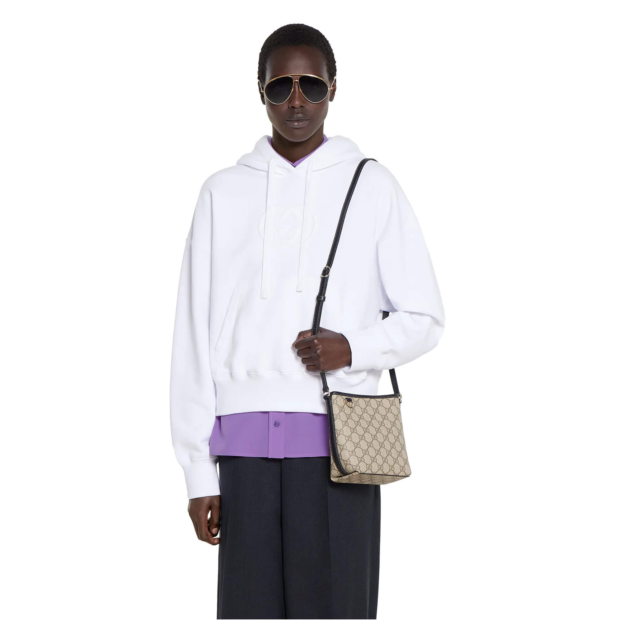 Gucci GG Emblem Nano Bucket Bag