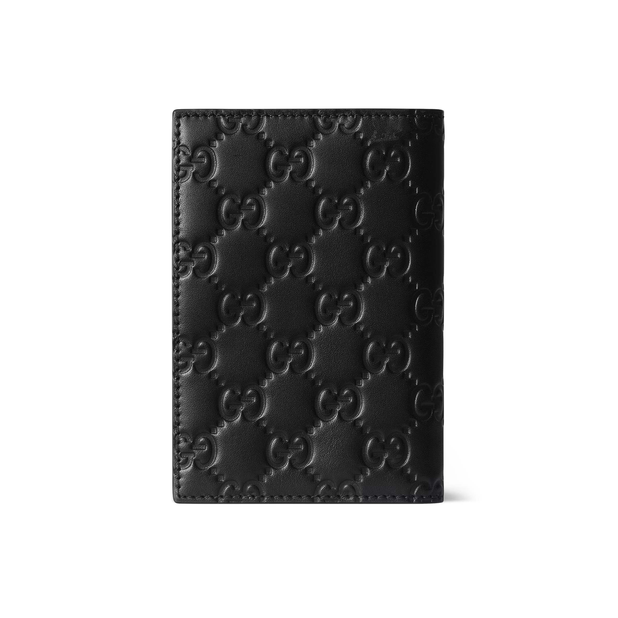 Gucci GG Emblem Passport Case