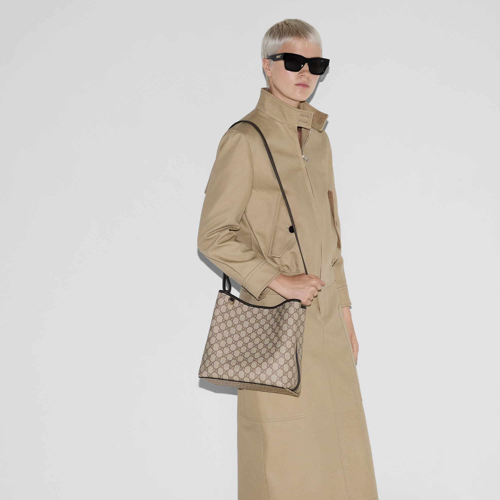 Gucci GG Emblem Small Shoulder Bag