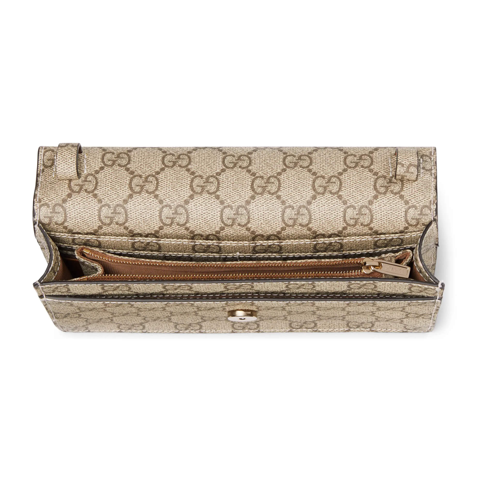 Gucci GG Emblem Wallet On Chain
