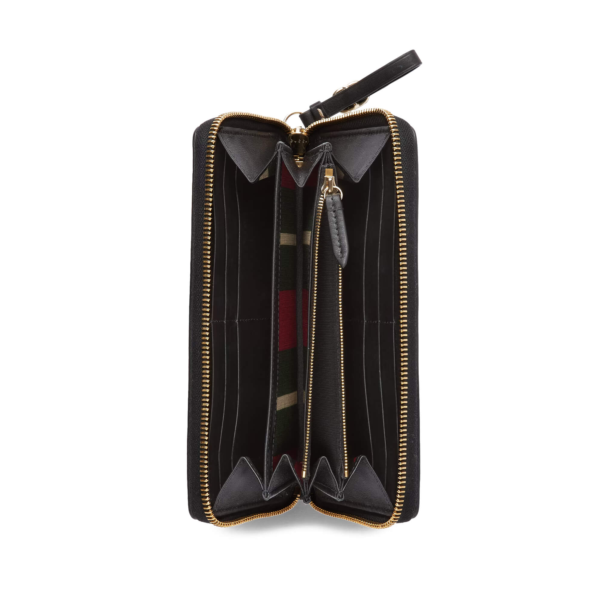 Gucci GG Emblem Zip Around Wallet