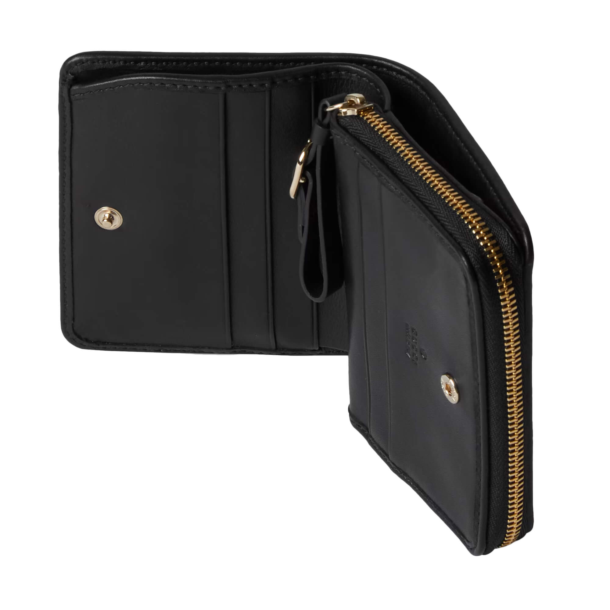 Gucci GG Emblem Zip Mini Wallet