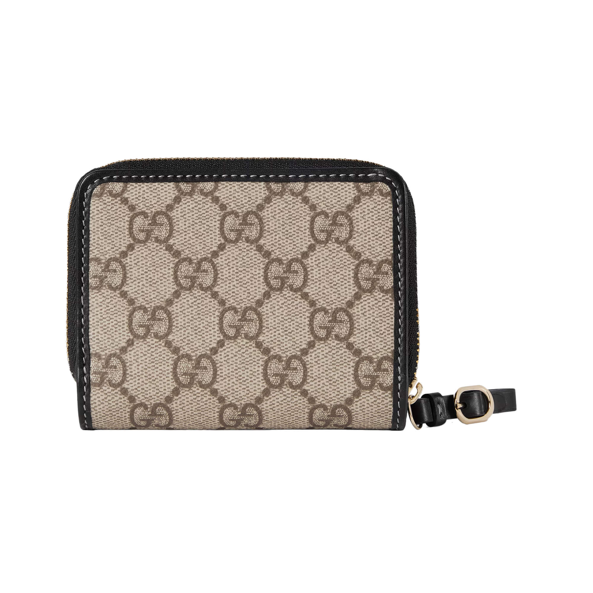 Gucci GG Emblem Zip Mini Wallet