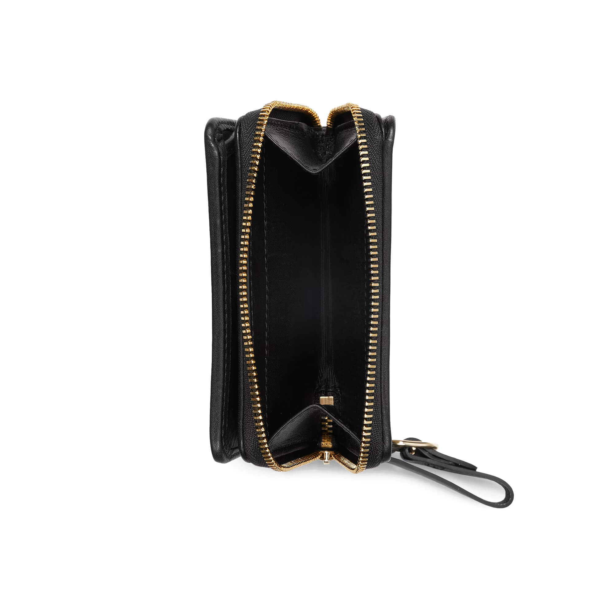 Gucci GG Emblem Zip Mini Wallet