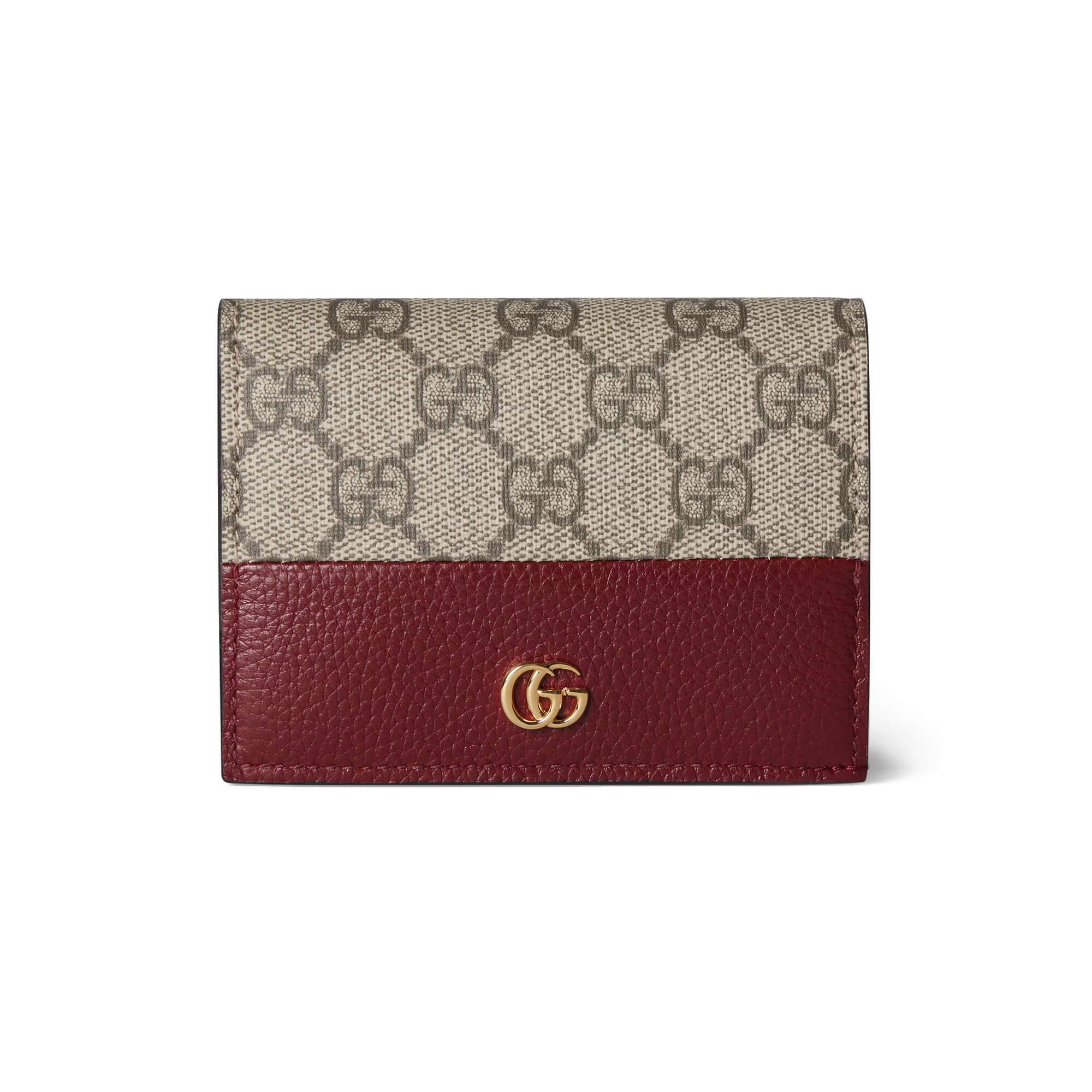 Gucci GG Marmont Bi-color Mini Wallet