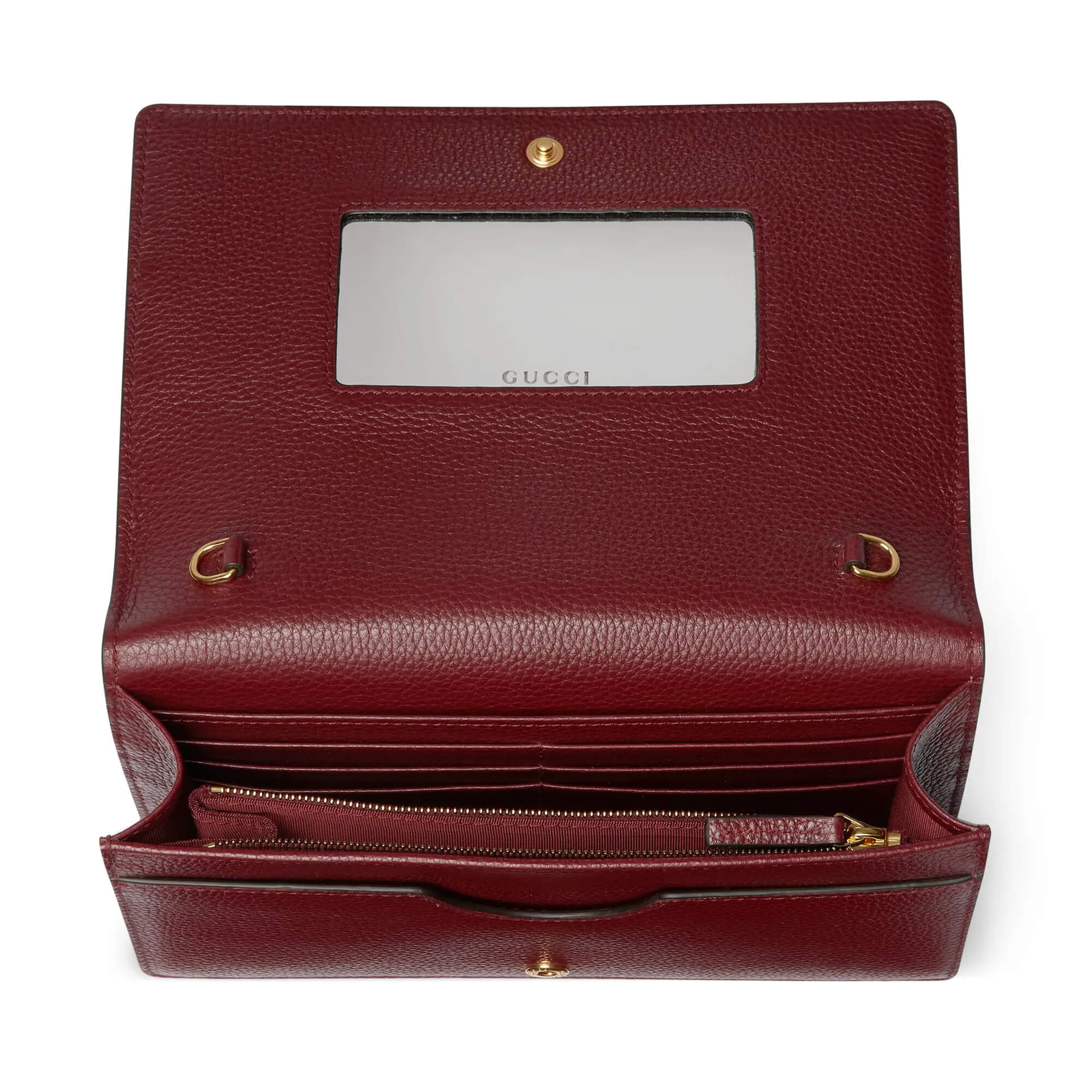 Gucci GG Marmont Bi-color Wallet On Chain