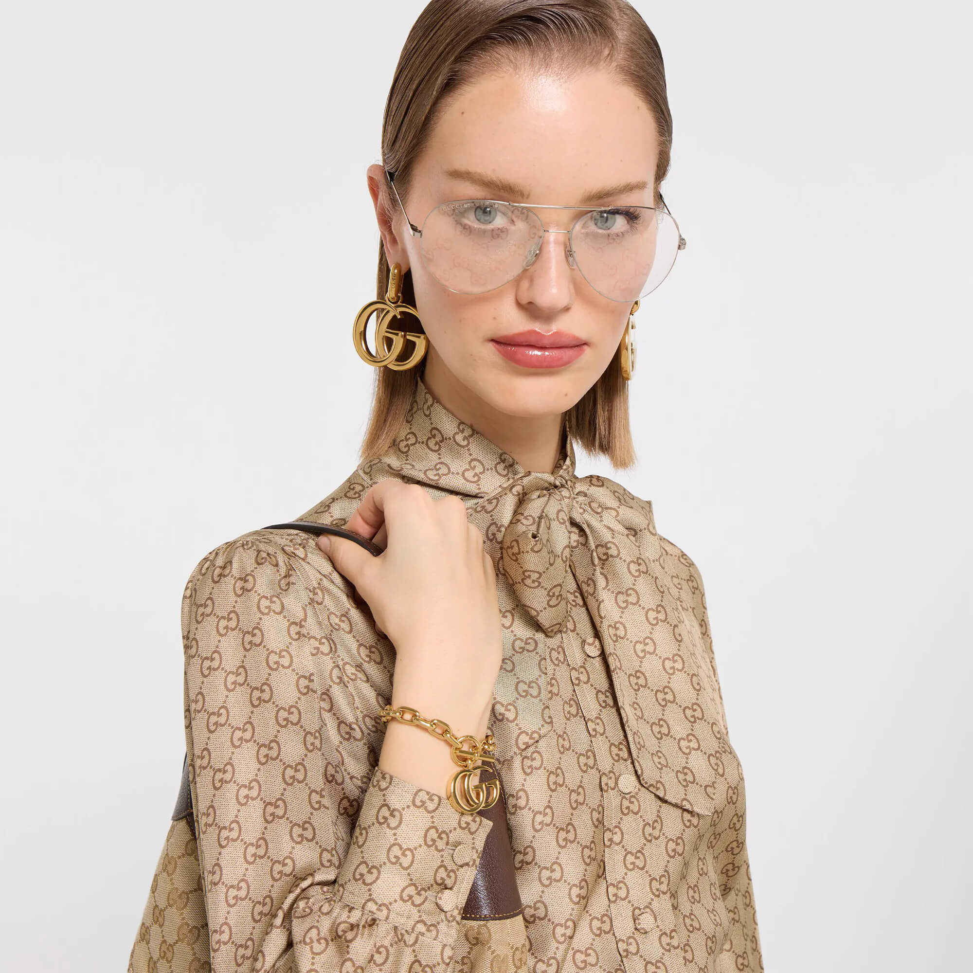 Gucci GG Marmont Charm Chain Bracelet
